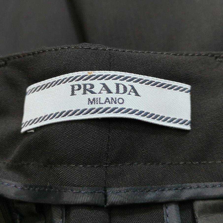 Prada Prada Wool Trousers in Classic Black 0089 Size 38" / US 16 / IT 52 - 6 Thumbnail