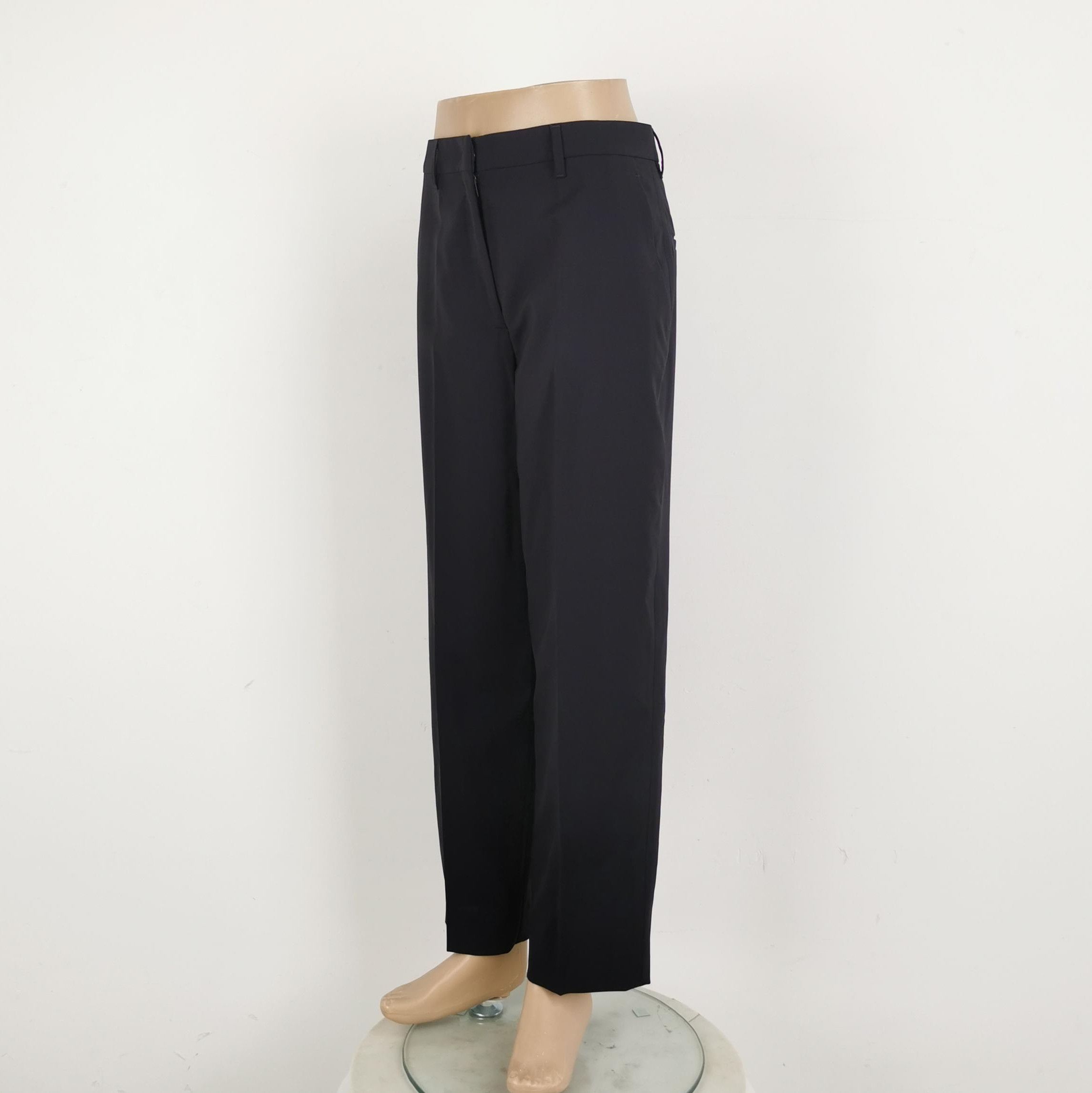 Prada Prada Wool Trousers in Classic Black 0089 Size 38" / US 16 / IT 52 - 2 Thumbnail