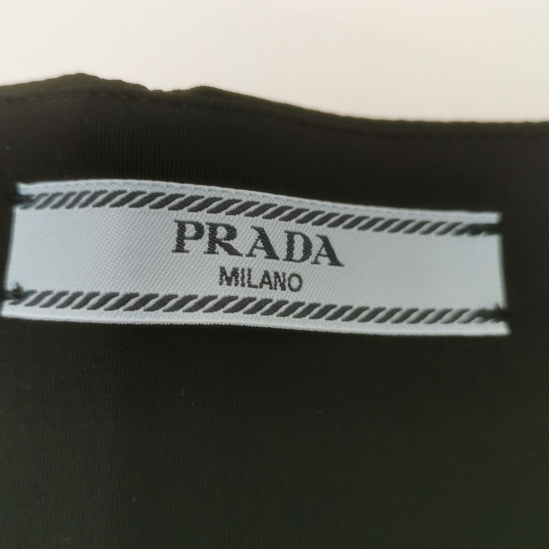 Prada Prada Black Logo Bandeau Top 0089 Size XL / US 12-14 / IT 48-50 - 6 Thumbnail