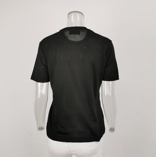 Prada Prada Classic Cotton Crew Neck T-Shirt 0089 Size S / US 4 / IT 40 - 3 Thumbnail
