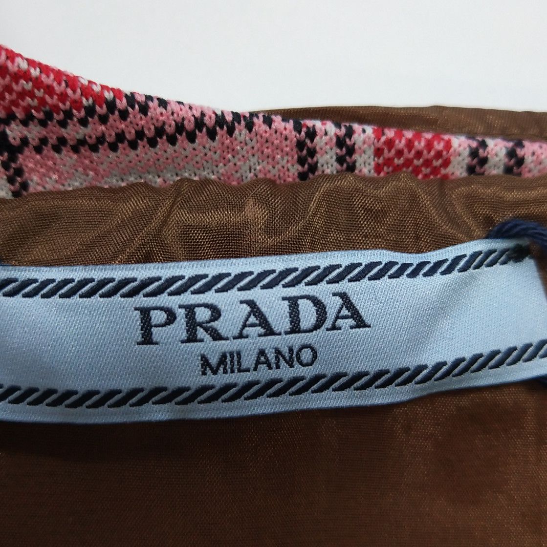 Prada Prada Checkered Crop Top in Vibrant Colors 0089 Size XL / US 12-14 / IT 48-50 - 5 Thumbnail