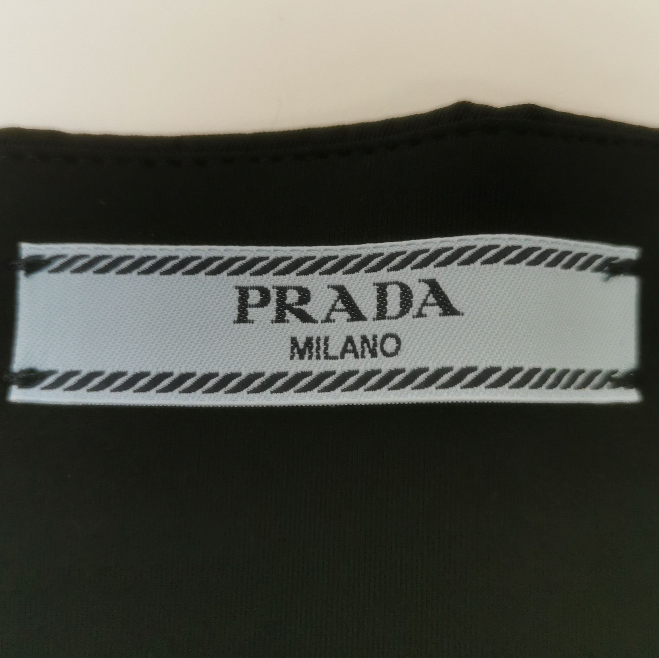 Prada Prada Black Logo Bandeau Top 0089 Size M / US 6-8 / IT 42-44 - 6 Thumbnail