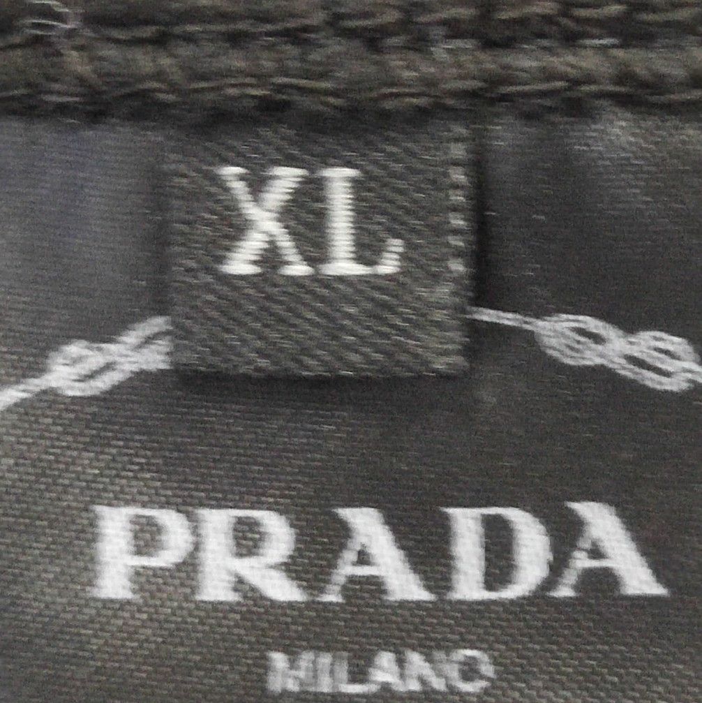 Prada Prada Black Cotton Crew Neck T-Shirt Size XL 0089 Size XL / US 12-14 / IT 48-50 - 6 Thumbnail