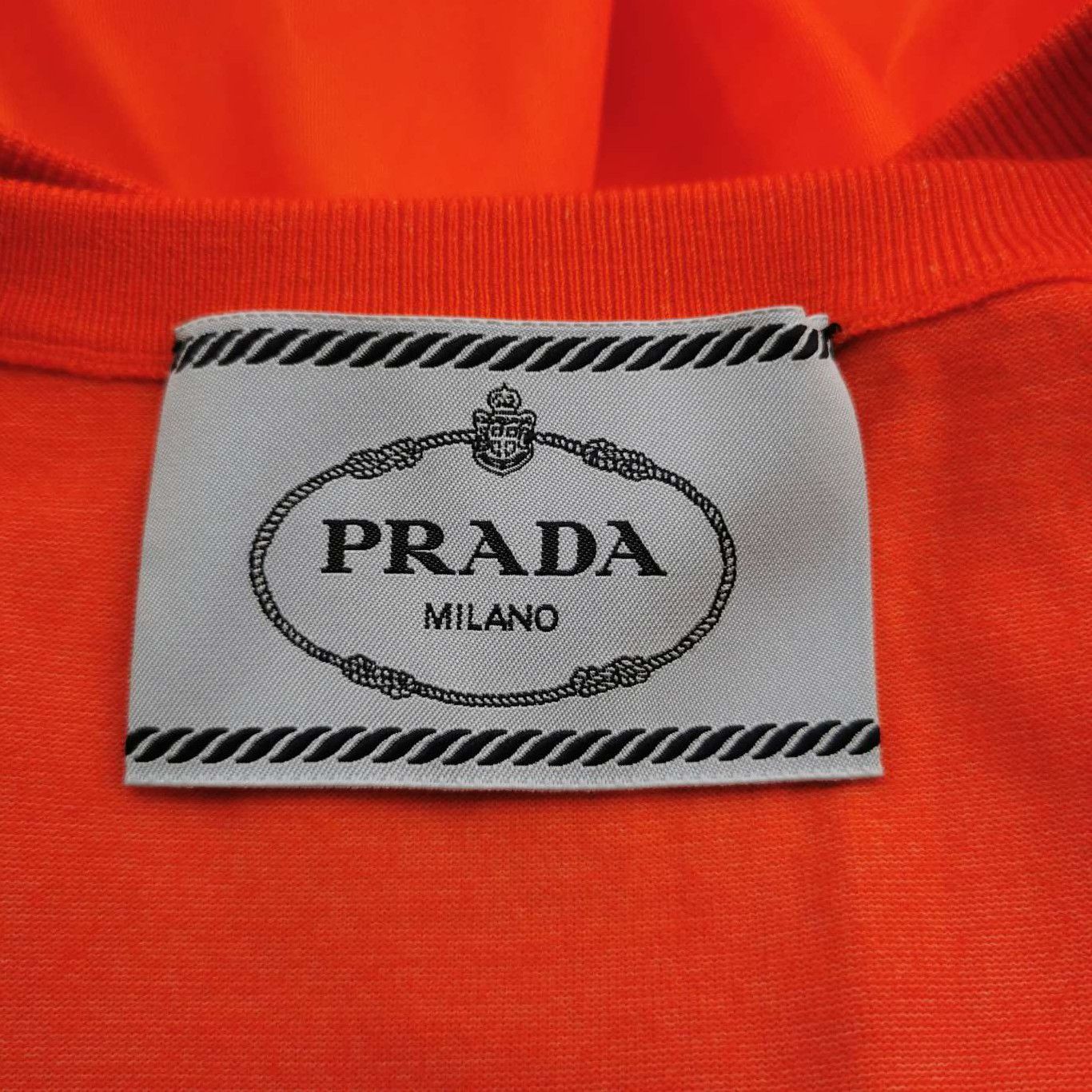 Prada Prada Wool Blend Logo Round Neck Dress 0089 Size L / US 10 / IT 46 - 5 Thumbnail