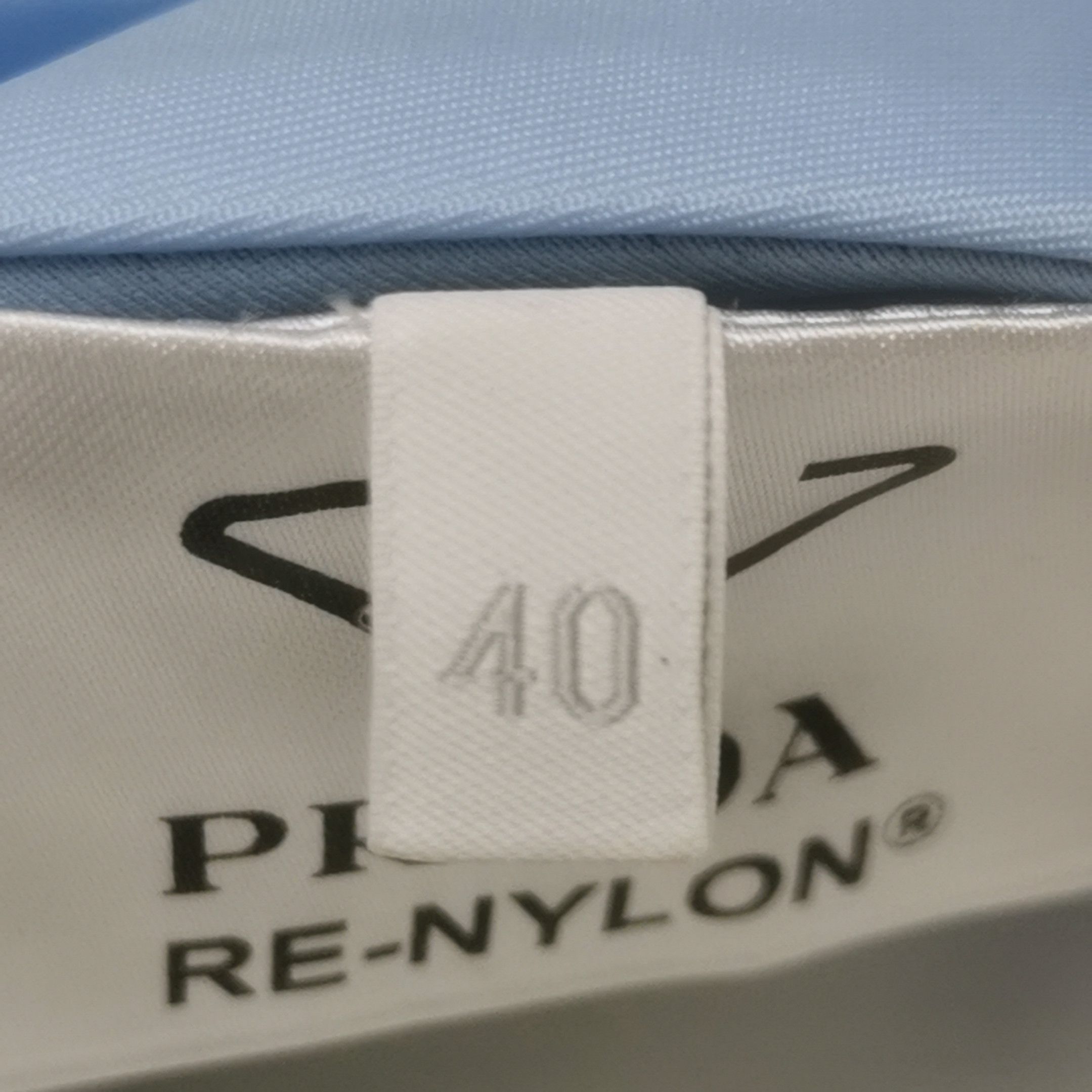 Prada Prada Light Blue Triangle Logo Vest 0089 Size L / US 10 / IT 46 - 7 Thumbnail