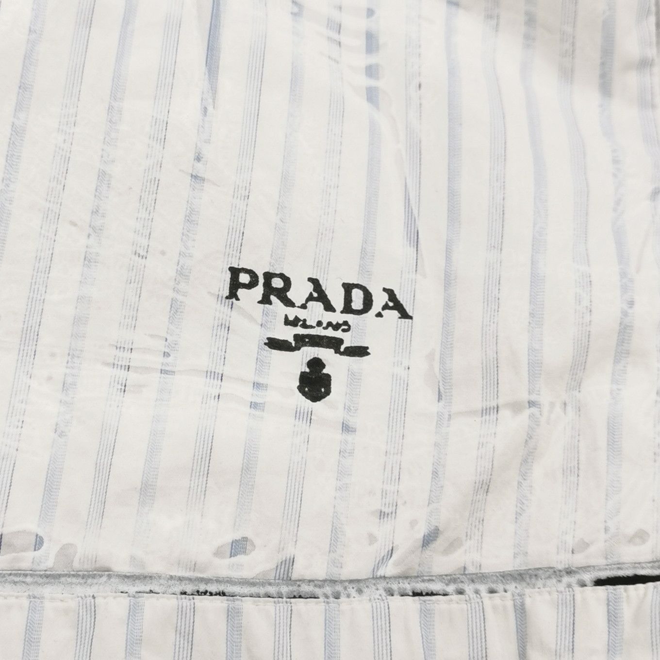 Prada Prada Logo Striped Cotton Shorts in Size 40 0089 Size 40" / US 18 - 3 Thumbnail