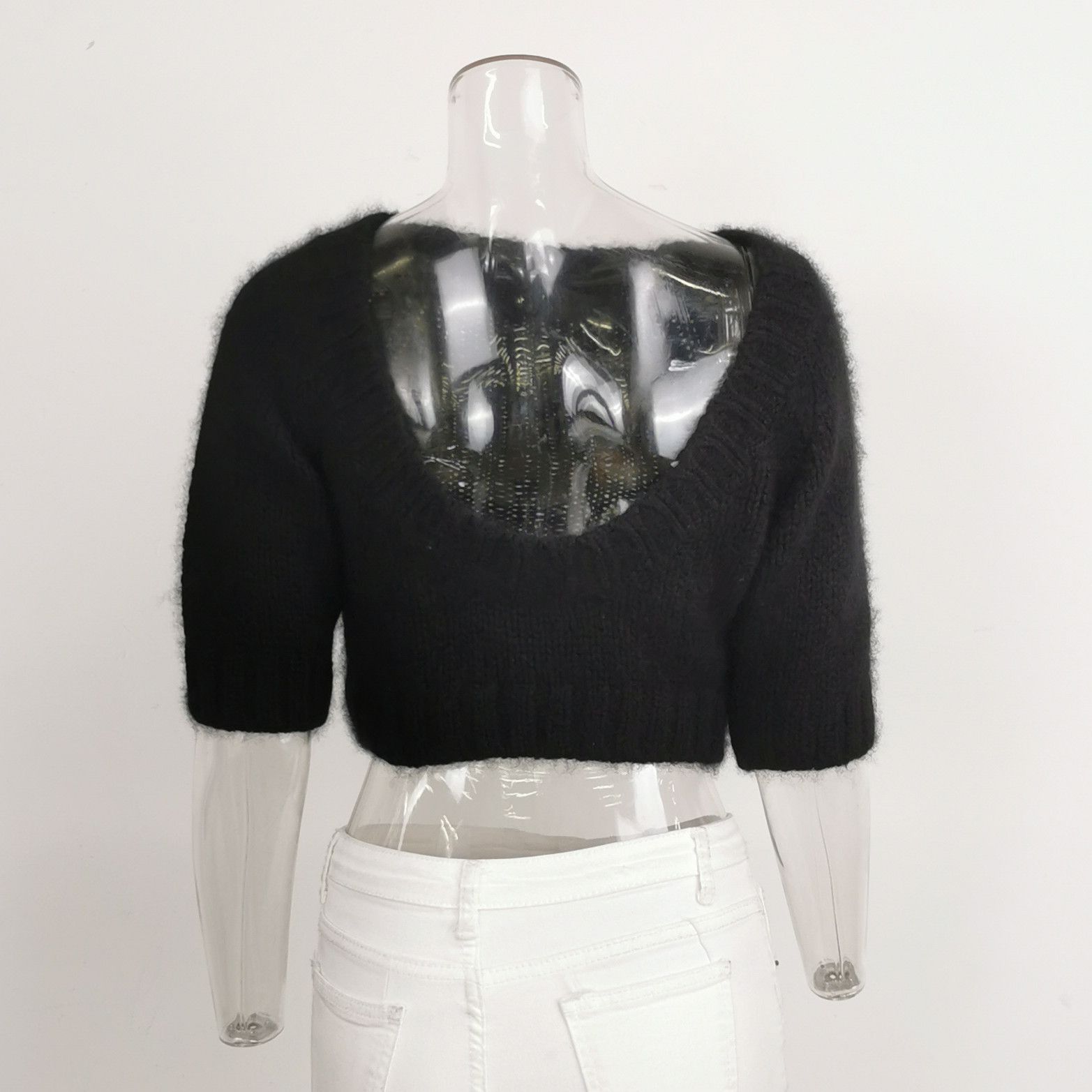 Prada Prada Black Cashmere Sweater Size 40 0089 Size M / US 6-8 / IT 42-44 - 2 Thumbnail