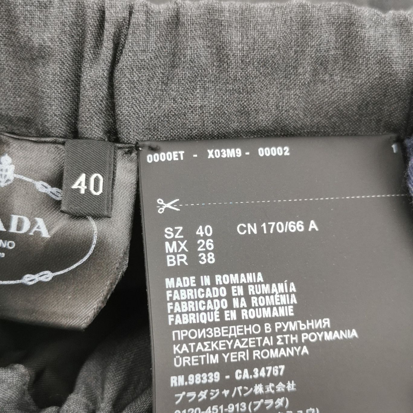 Prada Prada Wool Cargo Pants in Black 0089 Size 40" / US 18 - 5 Thumbnail
