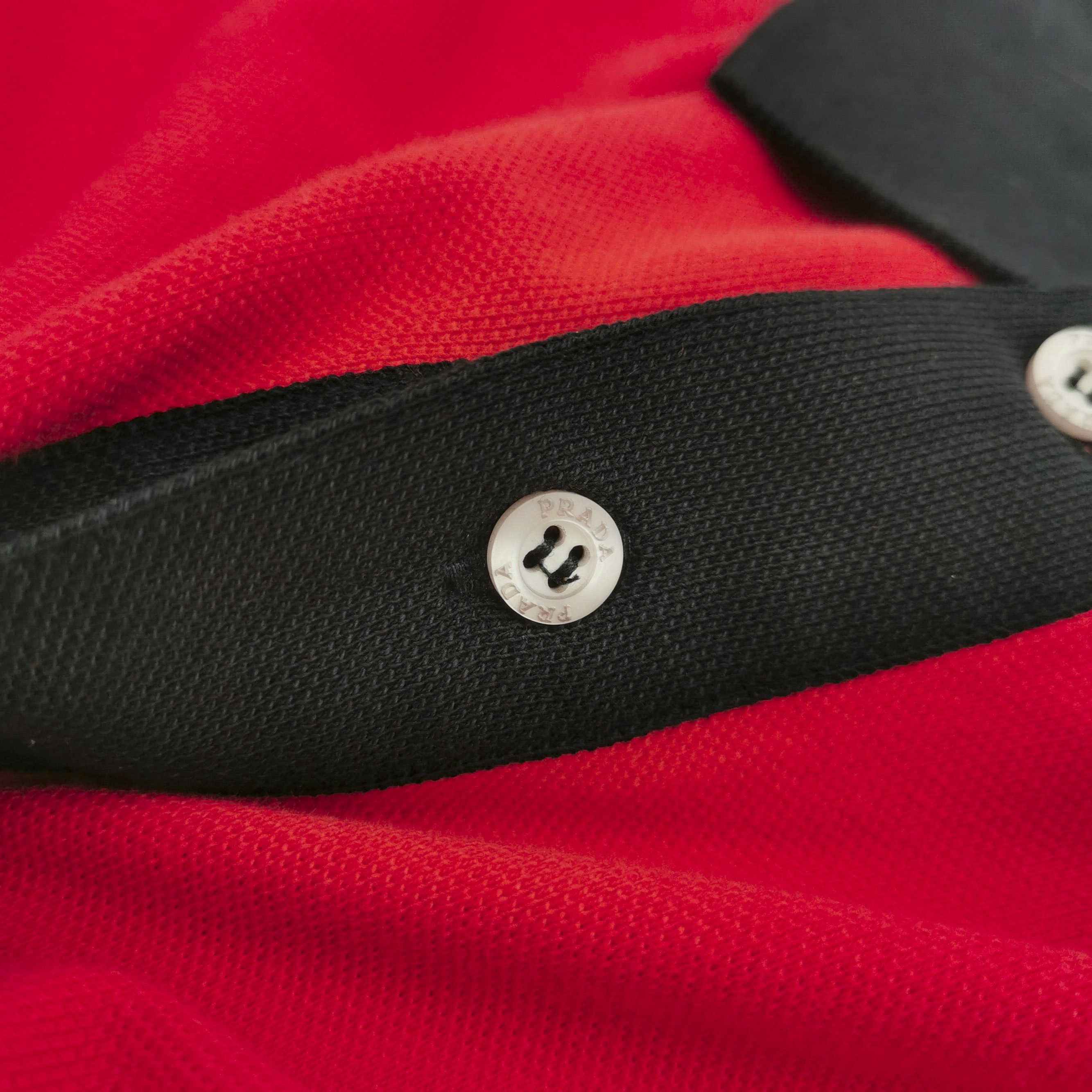 Prada Prada Color Block Logo Polo Shirt 0089 Size M / US 6-8 / IT 42-44 - 5 Thumbnail