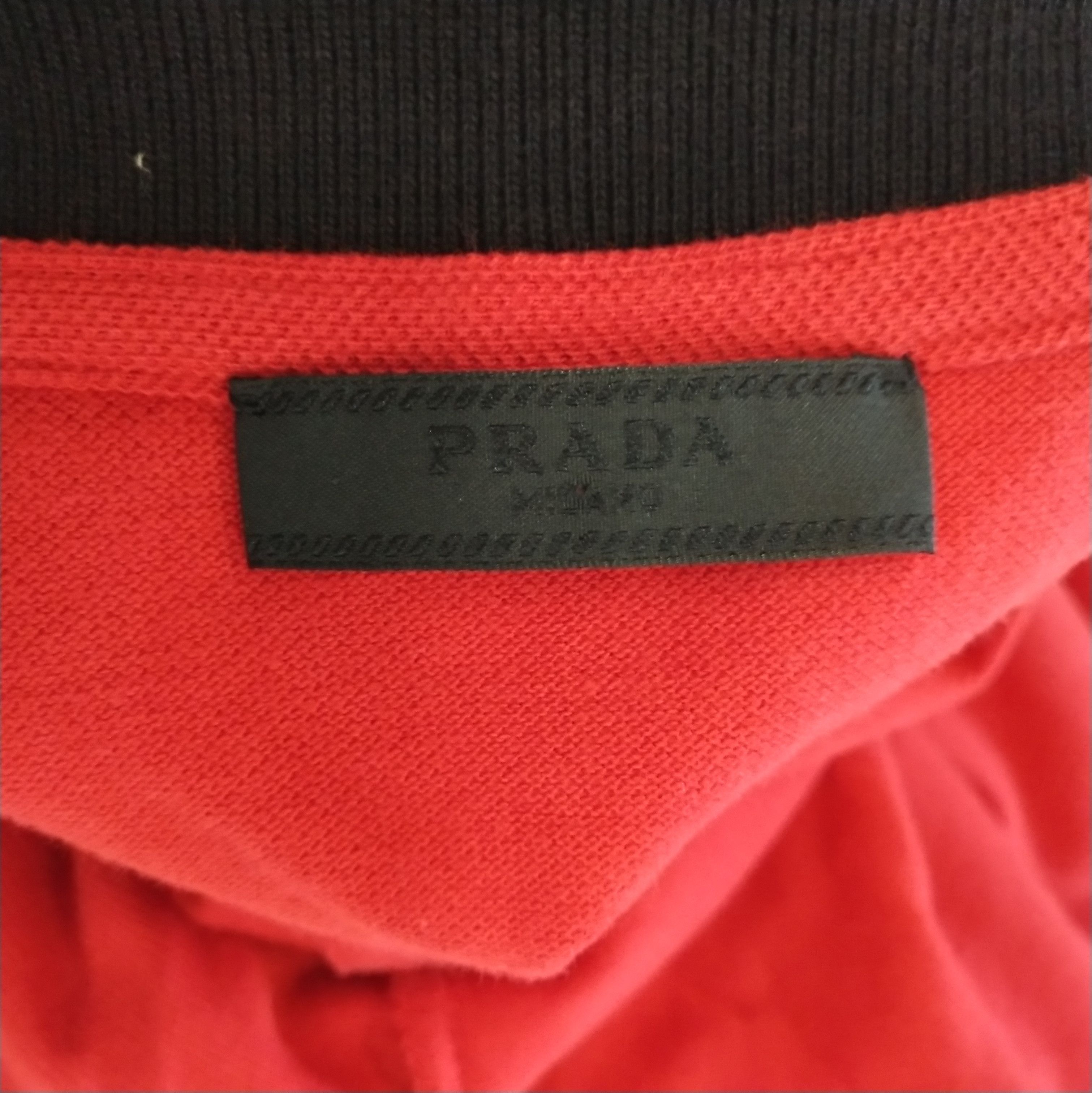 Prada Prada Color Block Logo Polo Shirt 0089 Size M / US 6-8 / IT 42-44 - 7 Thumbnail