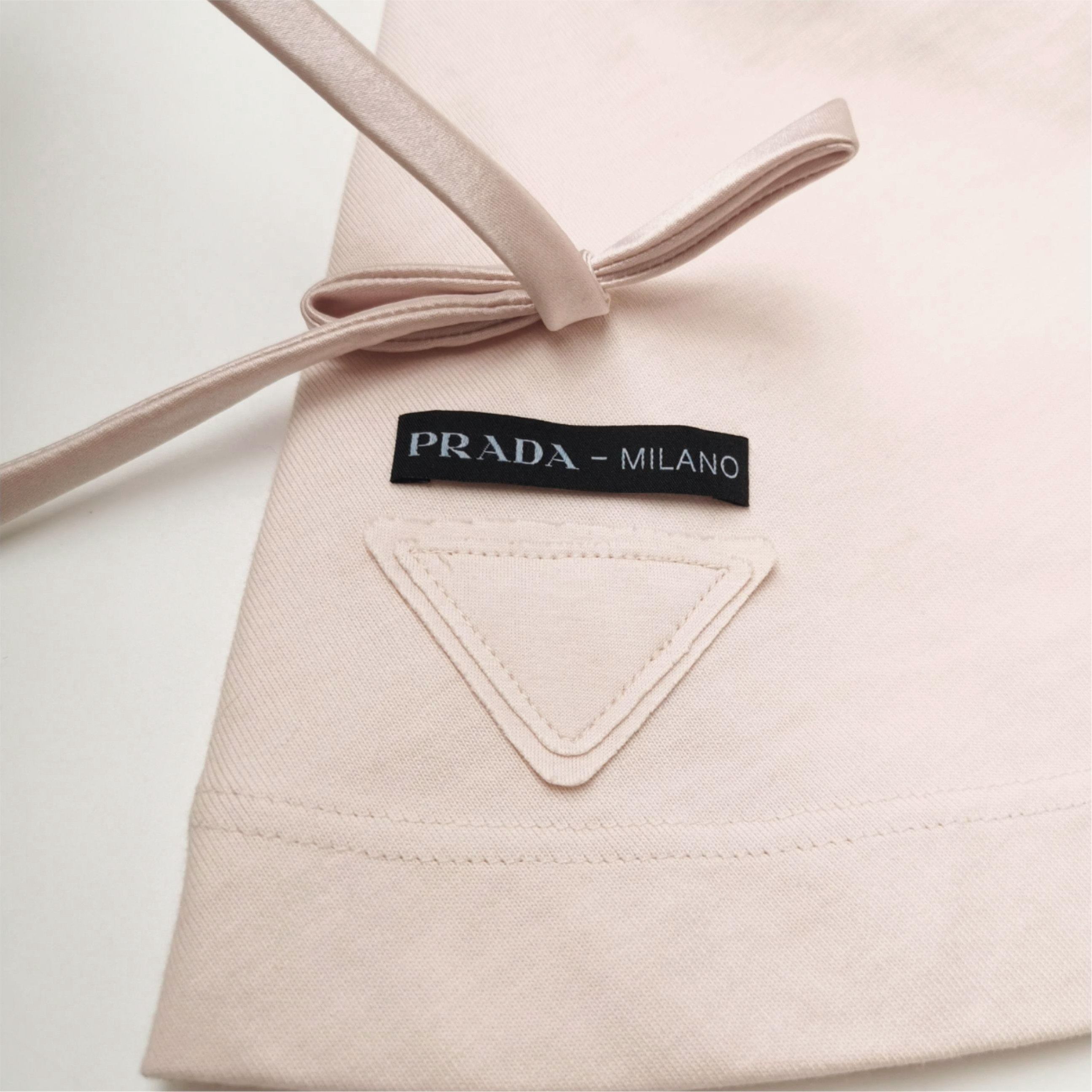 Prada Prada Logo Bow Detail Cotton Midi Skirt 0089 Size 38" / US 16 / IT 52 - 3 Thumbnail