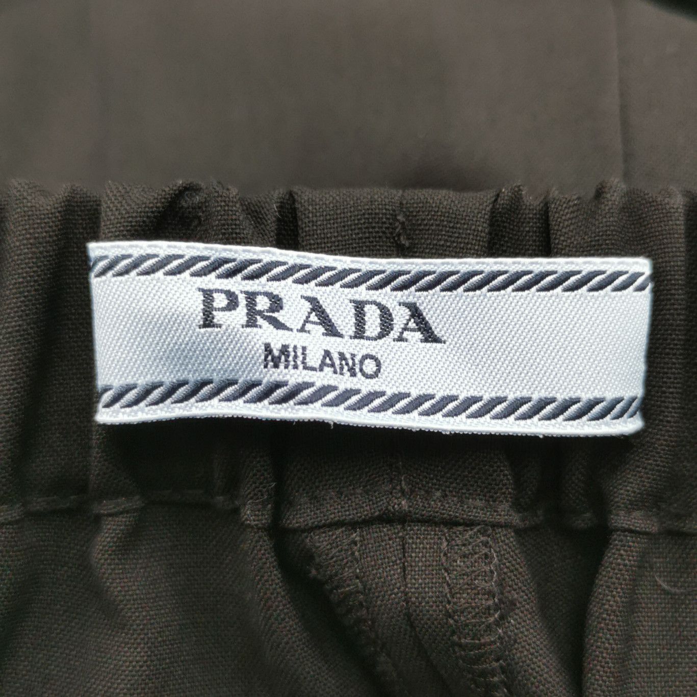 Prada Prada Black Wool Cargo Pants Size 40 0089 Size 40" / US 18 - 4 Thumbnail