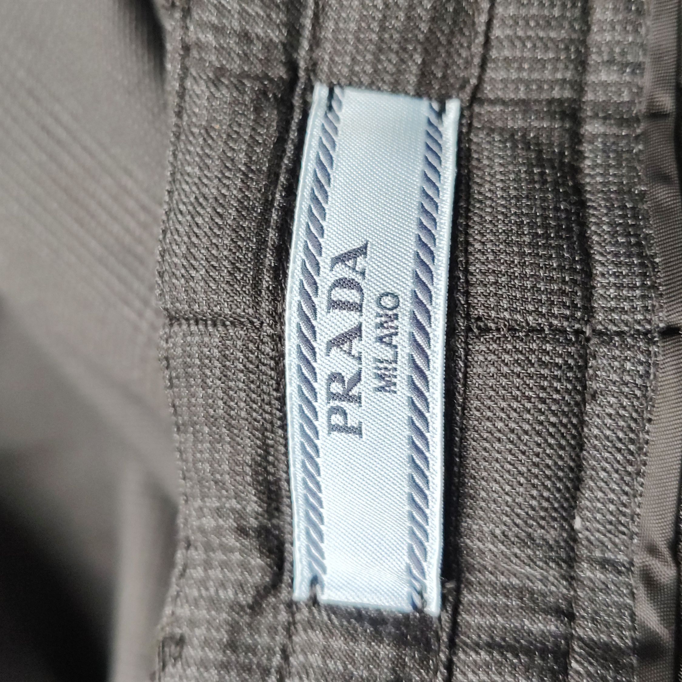 Prada Prada Wool-Silk Blend Black Trousers Size 40 0089 Size 40" / US 18 - 5 Thumbnail