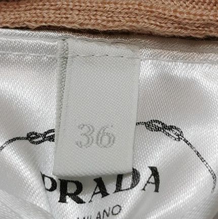 Prada Prada Wool Logo Short Sleeve Knit Top 0089 Size S / US 4 / IT 40 - 6 Thumbnail
