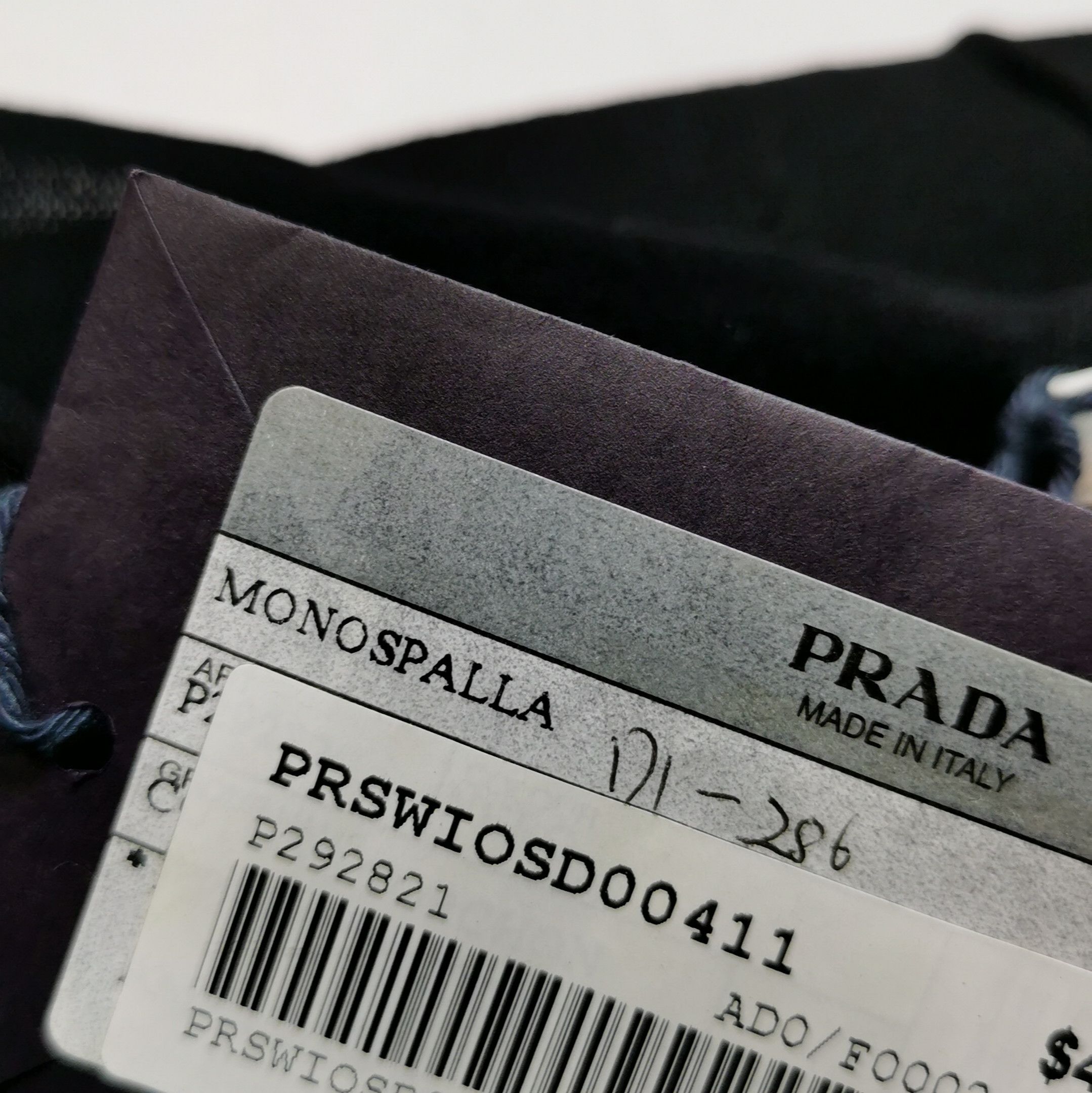 Prada Prada Black Cotton Knit Top for Women 0089 Size L / US 10 / IT 46 - 8 Thumbnail
