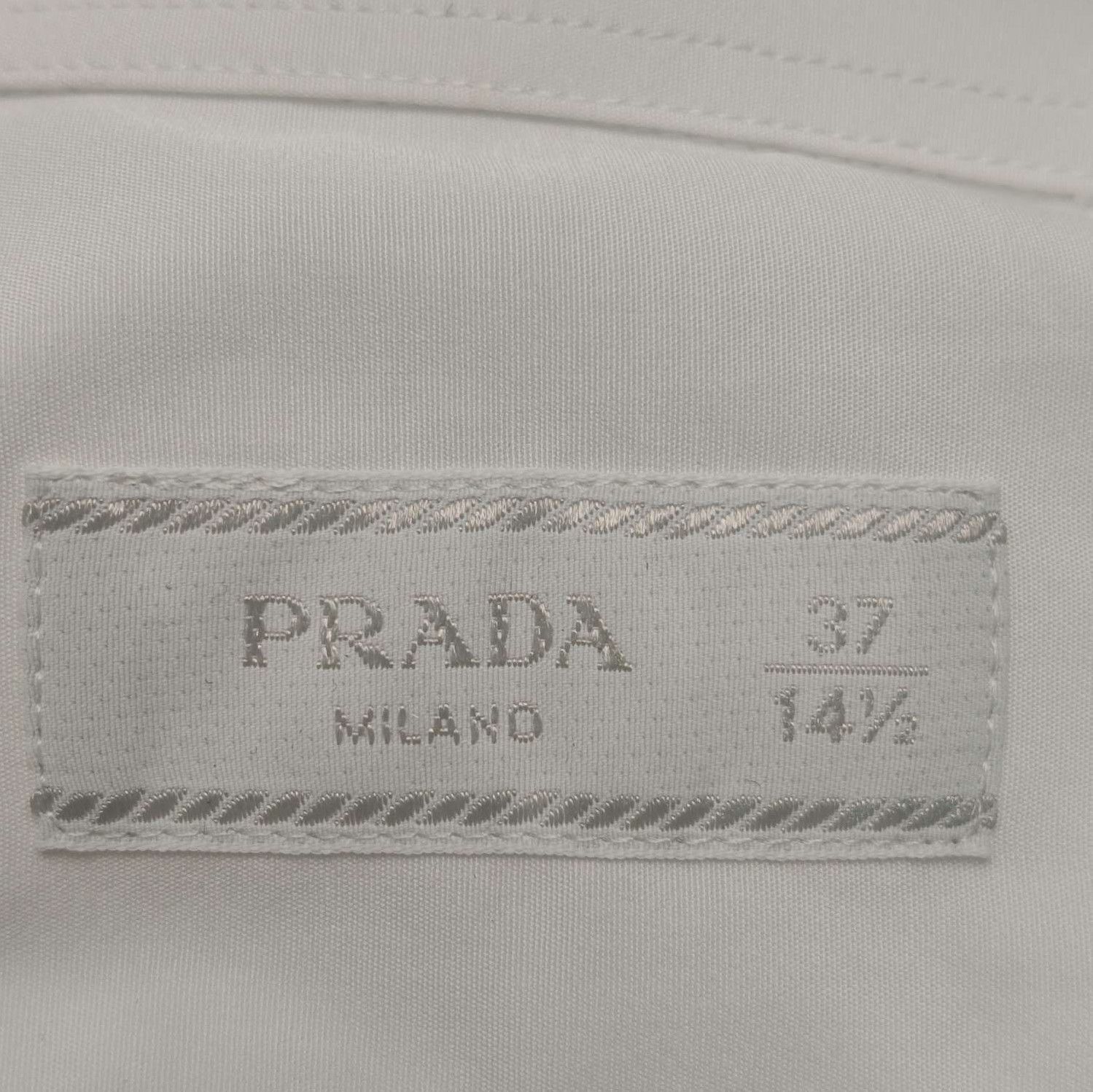 Prada Prada Cotton Button-Up Shirt Size 37 0089 Size S / US 4 / IT 40 - 4 Thumbnail