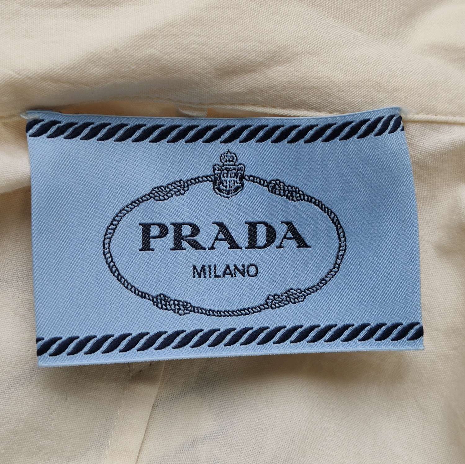 Prada Prada Cotton Mermaid Print Dress Size 40 0089 Size M / US 6-8 / IT 42-44 - 6 Thumbnail