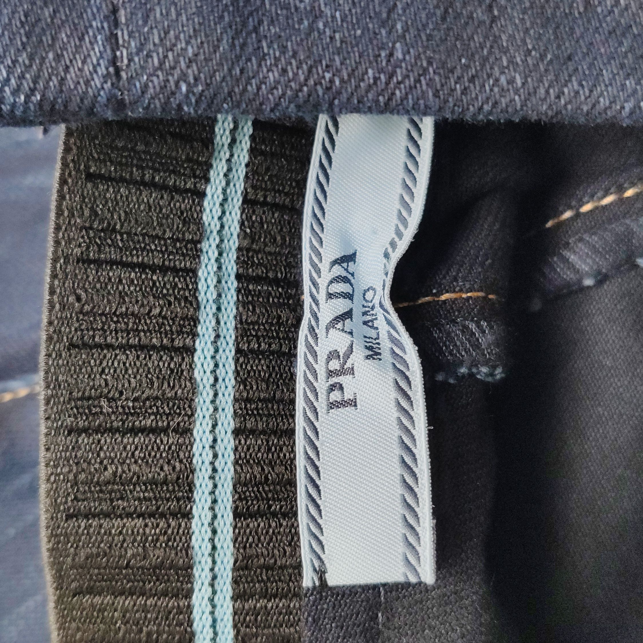 Prada Prada Logo Cotton Denim Long Pants Size 38 0089 Size 38" / US 16 / IT 52 - 5 Thumbnail