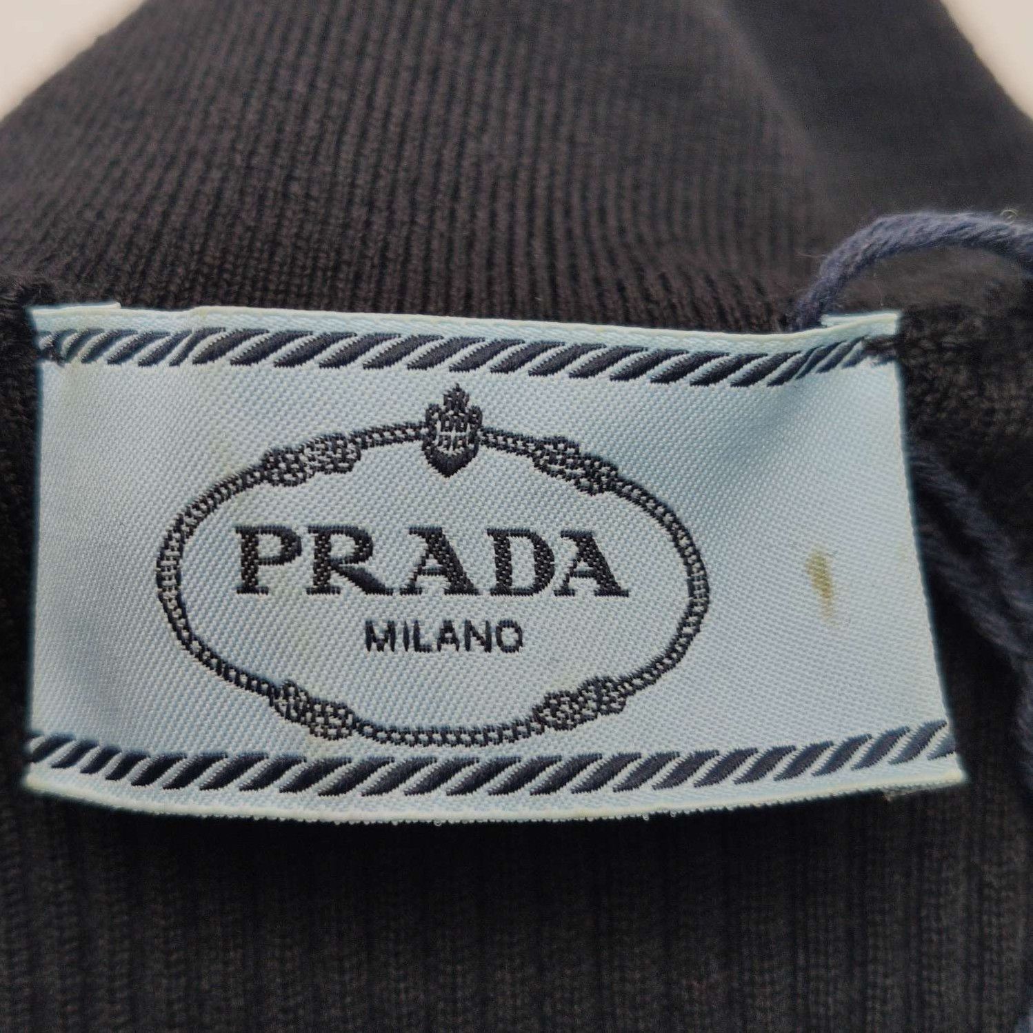 Prada Prada Black Wool Turtleneck Long Sleeve Sweater 0089 Size S / US 4 / IT 40 - 4 Thumbnail