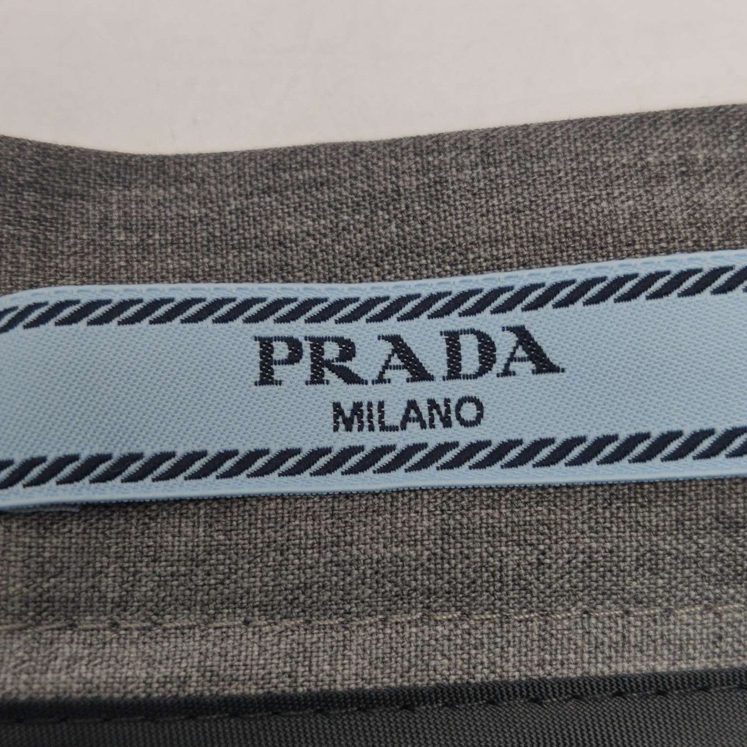 Prada Prada Gray Pleated Wool Midi Skirt 0089 Size 38" / US 16 / IT 52 - 5 Thumbnail