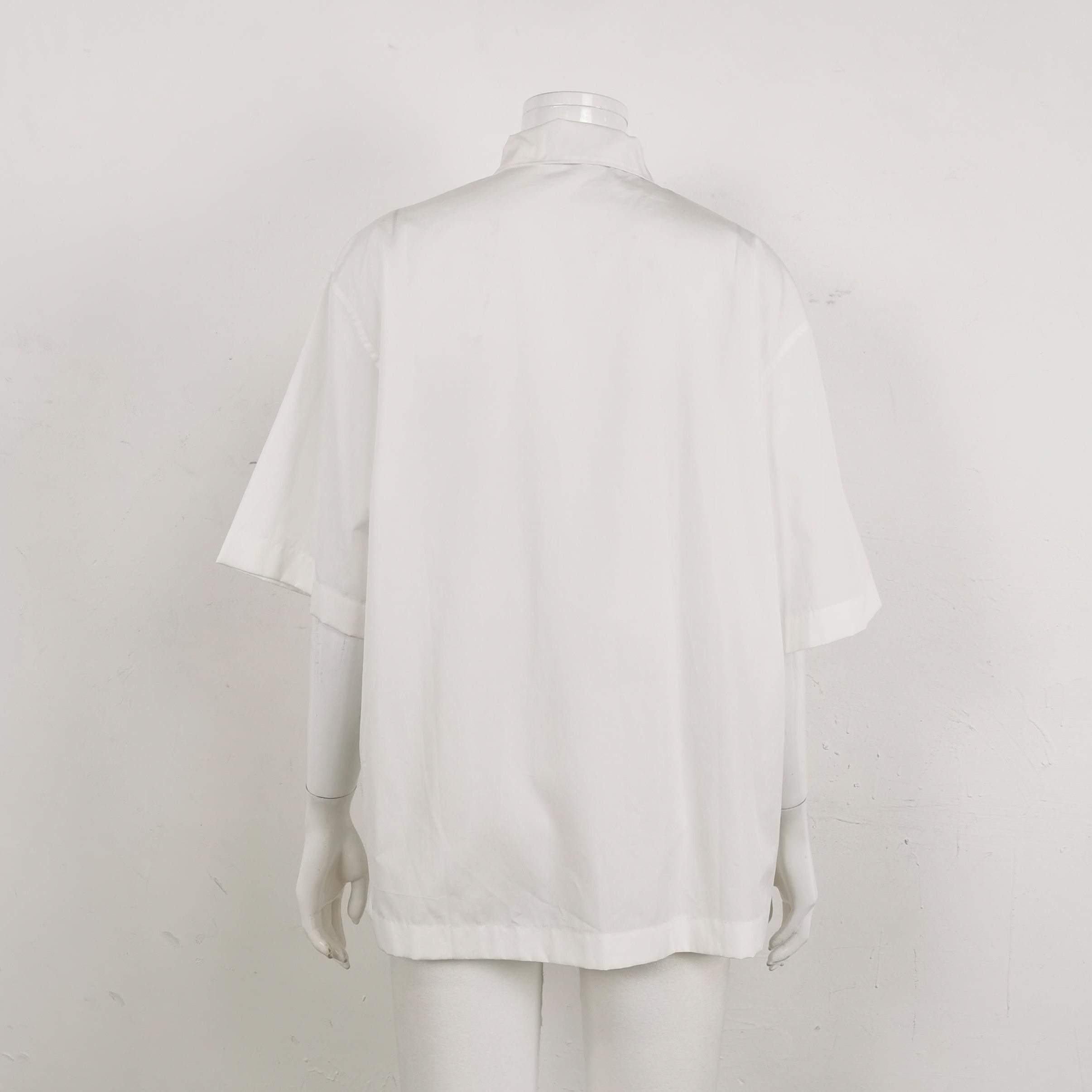 Prada Prada Cotton Single-button Collared Shirt 0089 Size L / US 10 / IT 46 - 2 Thumbnail