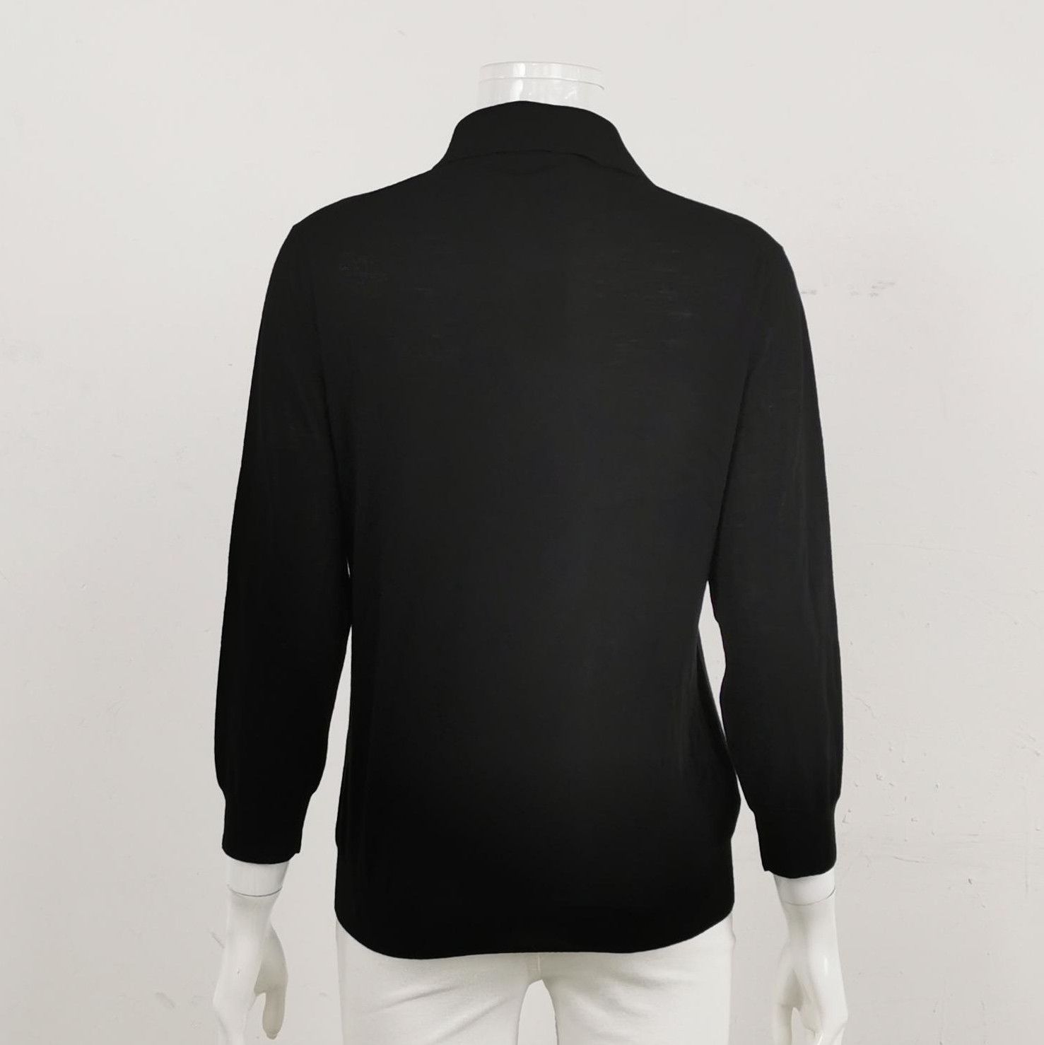 Prada Prada Black Wool Polo Neck Sweater 0089 Size L / US 10 / IT 46 - 2 Thumbnail