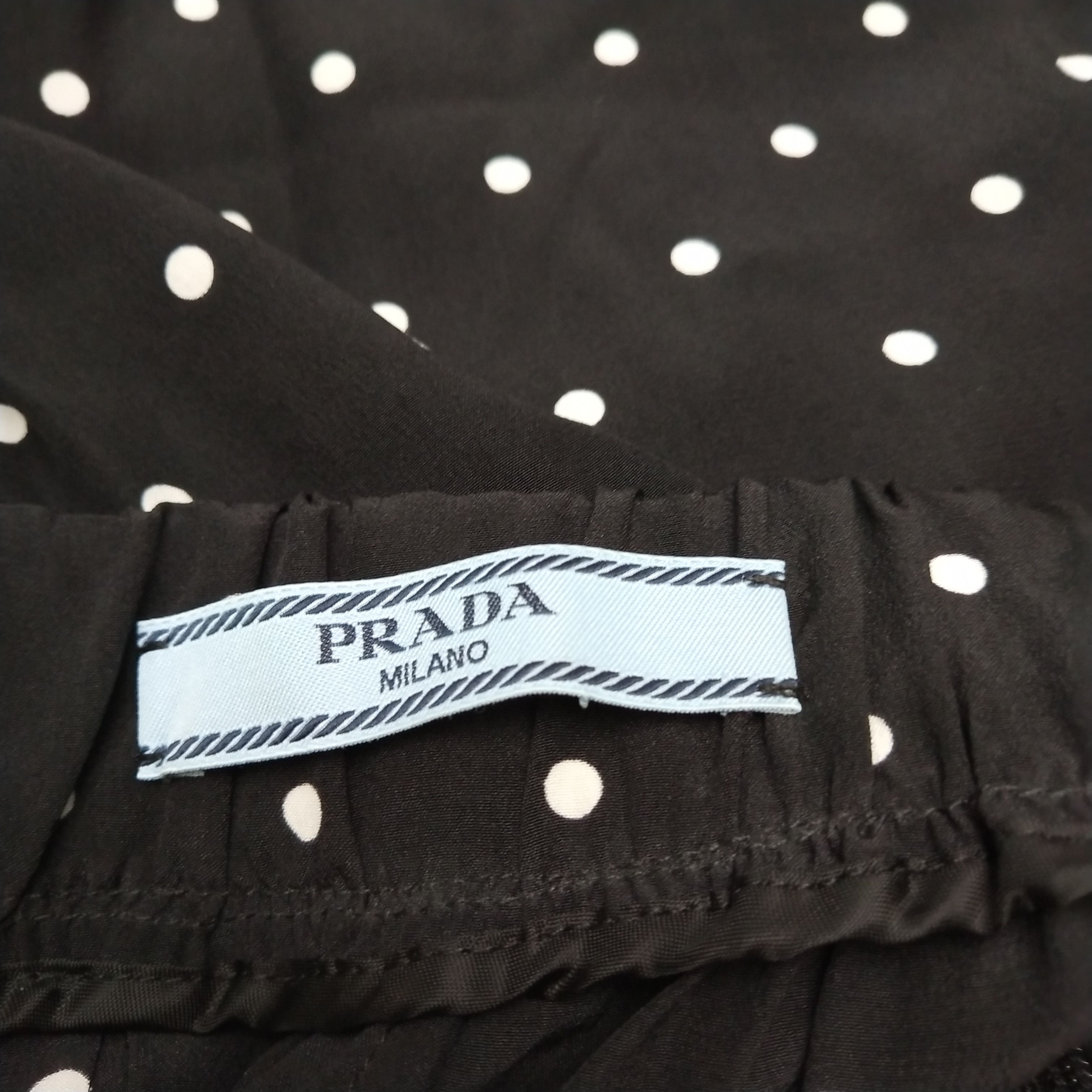 Prada Prada Color Block Polka Dot Trousers Size 40S 0089 Size 40" / US 18 - 4 Thumbnail