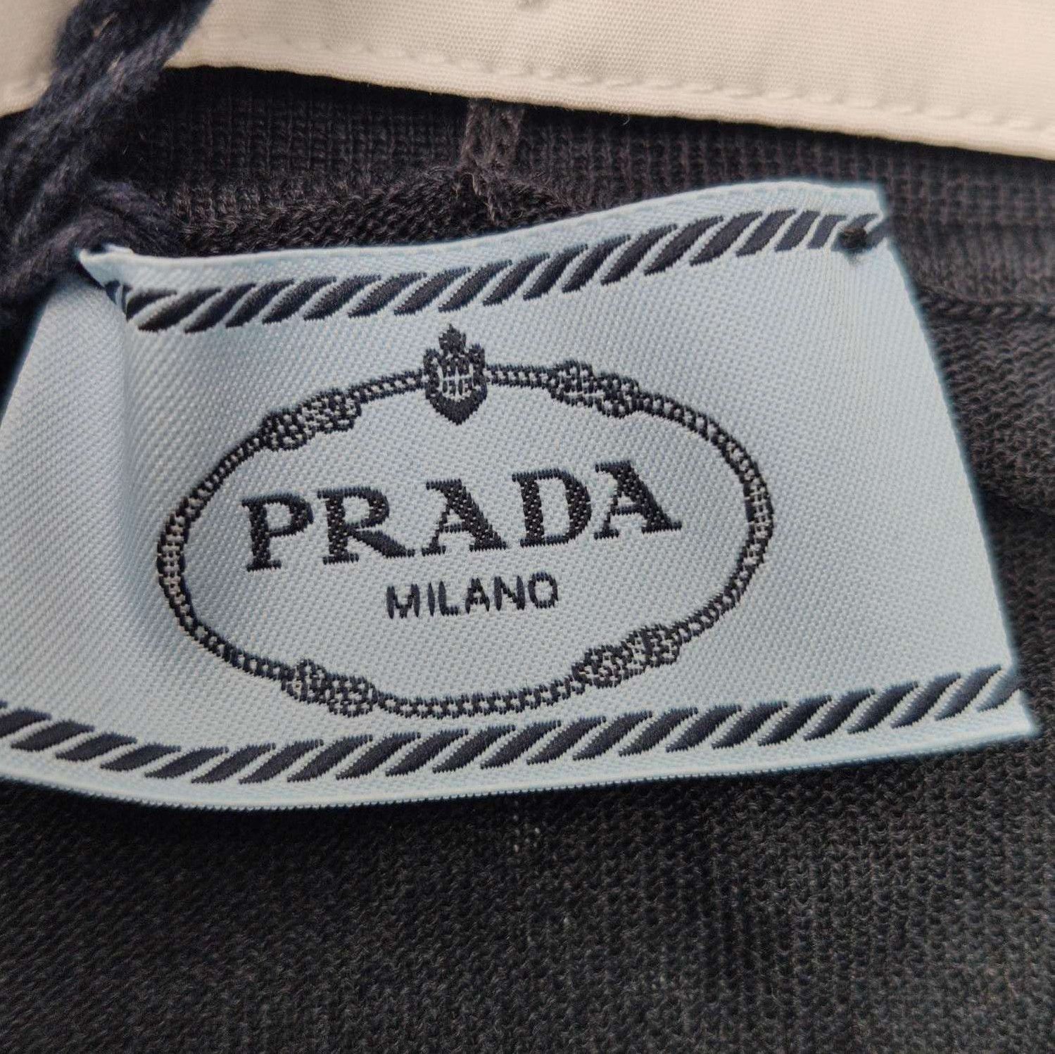 Prada Prada Color-Blocked Silk Blend Knitted Polo 0089 Size XXS / US 00 / IT 34 - 4 Thumbnail