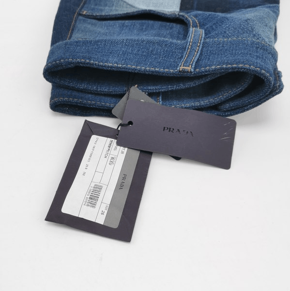 Prada Prada Color-Block Denim Shorts Size 26 0089 Size 26" / US 2 / IT 38 - 5 Thumbnail