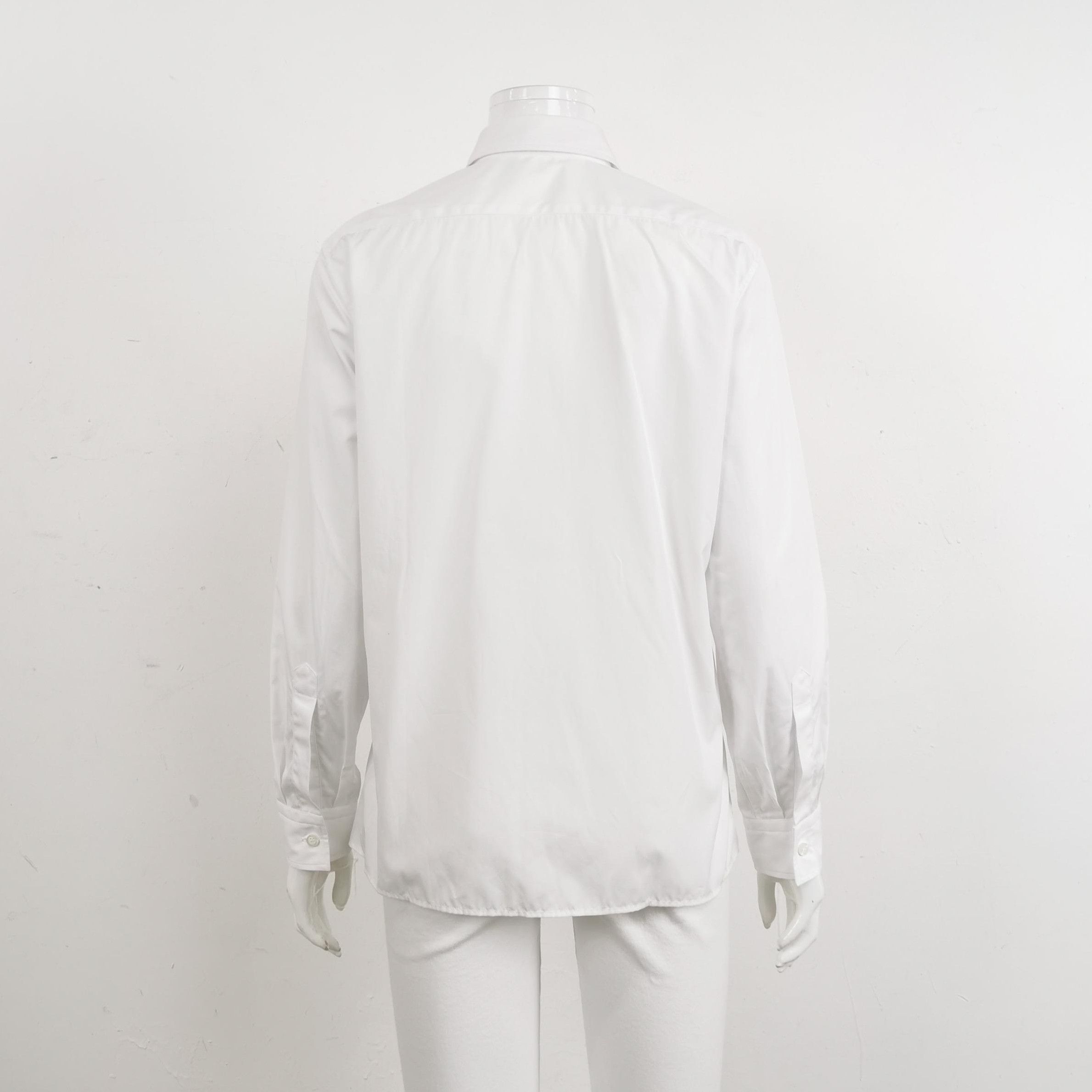 Prada Prada Cotton Button-Up Shirt for Women 0089 Size XS / US 0-2 / IT 36-38 - 2 Thumbnail