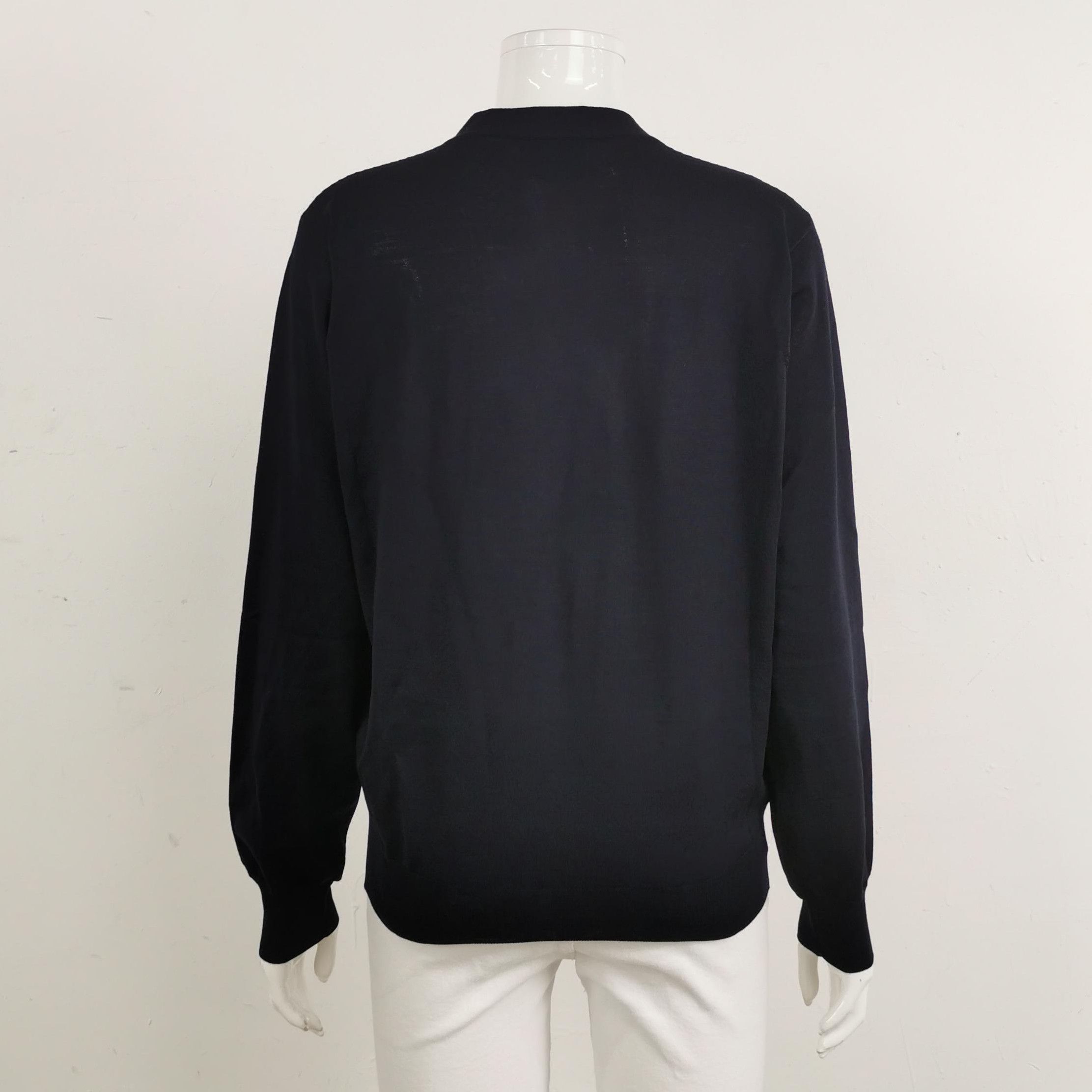 Prada Prada Wool V-Neck Button Cardigan for Women 0089 Size XXS / US 00 / IT 34 - 2 Thumbnail