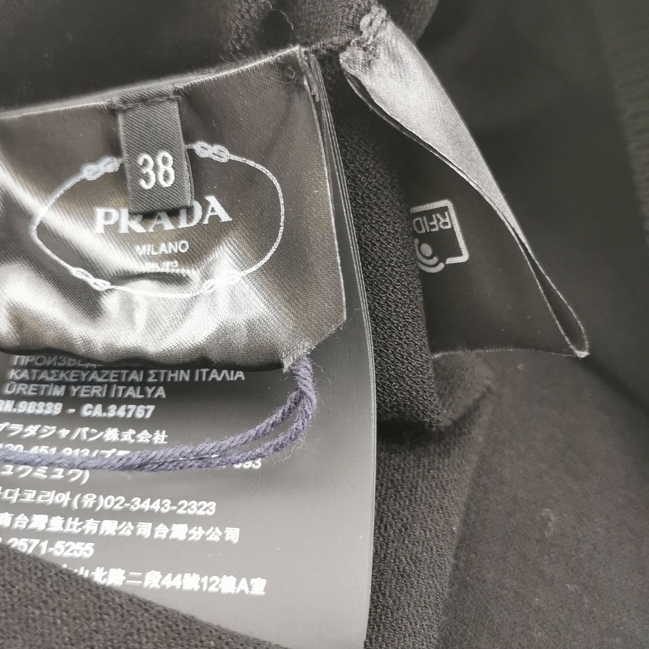 Prada Prada Black High-Neck Knit Top with Cutouts 0089 Size S / US 4 / IT 40 - 9 Thumbnail