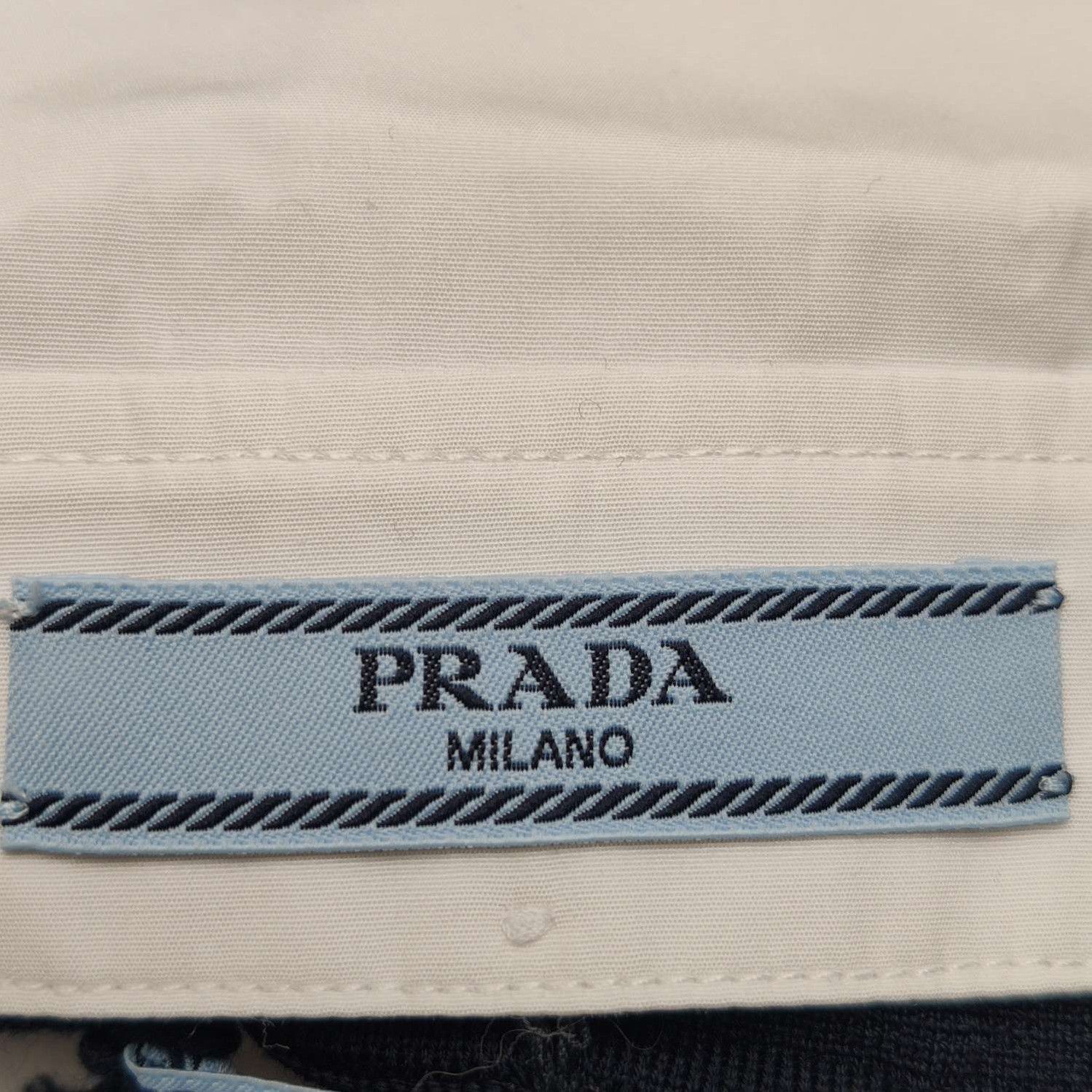 Prada Prada Wool Contrast Collar Knit Sweater 0089 Size S / US 4 / IT 40 - 3 Thumbnail