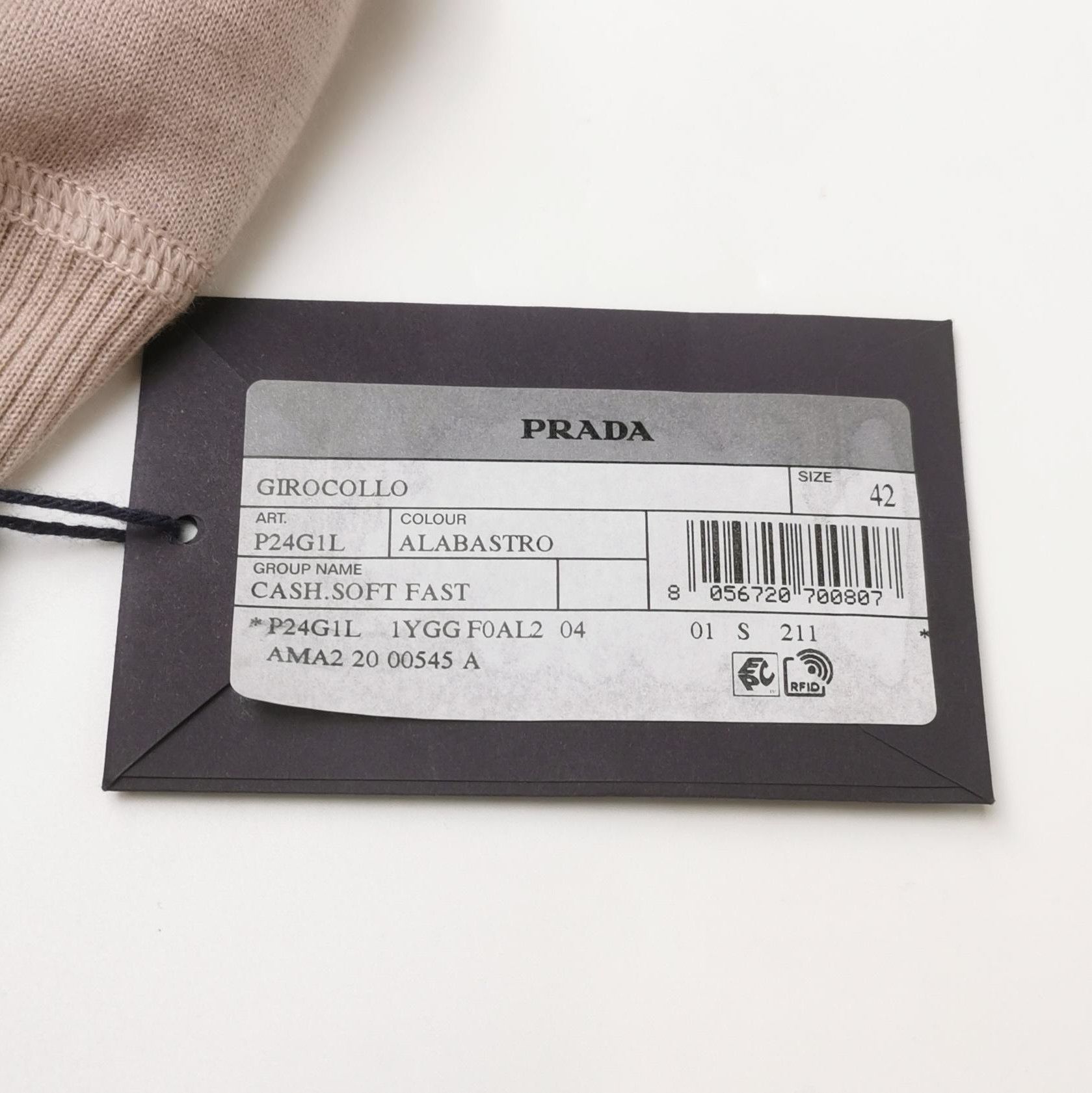 Prada Prada Soft Cashmere Long Sleeve Knit Sweater 0089 Size L / US 10 / IT 46 - 5 Thumbnail