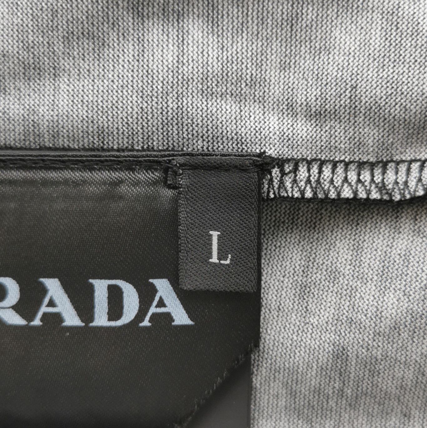 Prada Prada Cotton Graphic Long Sleeve T-Shirt 0089 Size L / US 10 / IT 46 - 6 Thumbnail