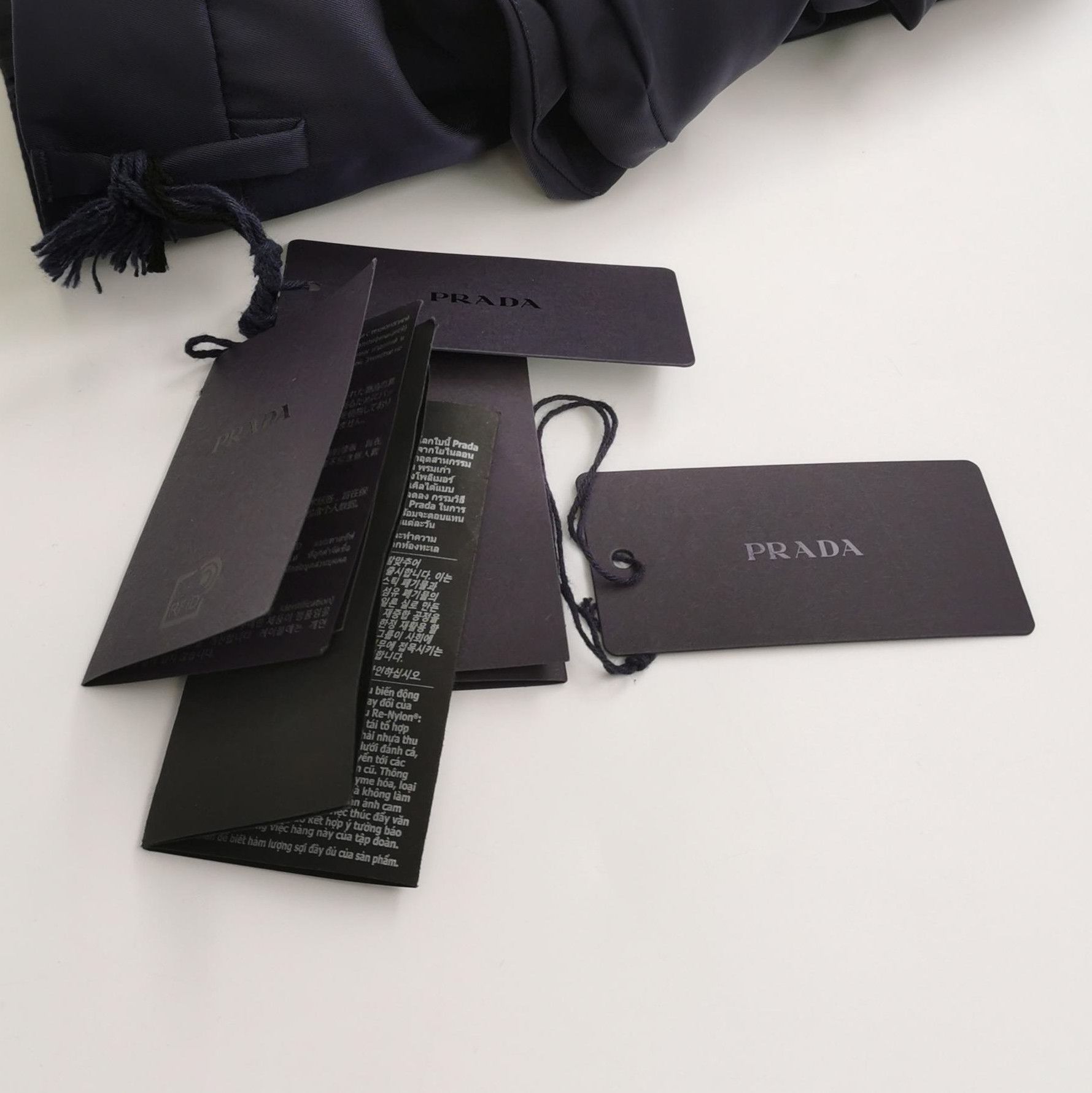 Prada Prada Solid Logo Long Pants for Women 0089 Size 22" - 4 Thumbnail