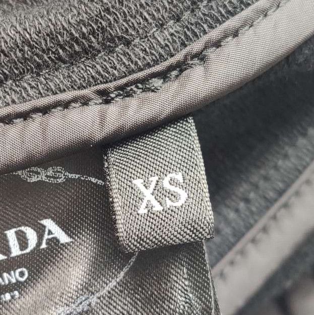 Prada Prada Color Block Hooded Sweatshirt in Cotton 0089 Size XS / US 0-2 / IT 36-38 - 5 Thumbnail