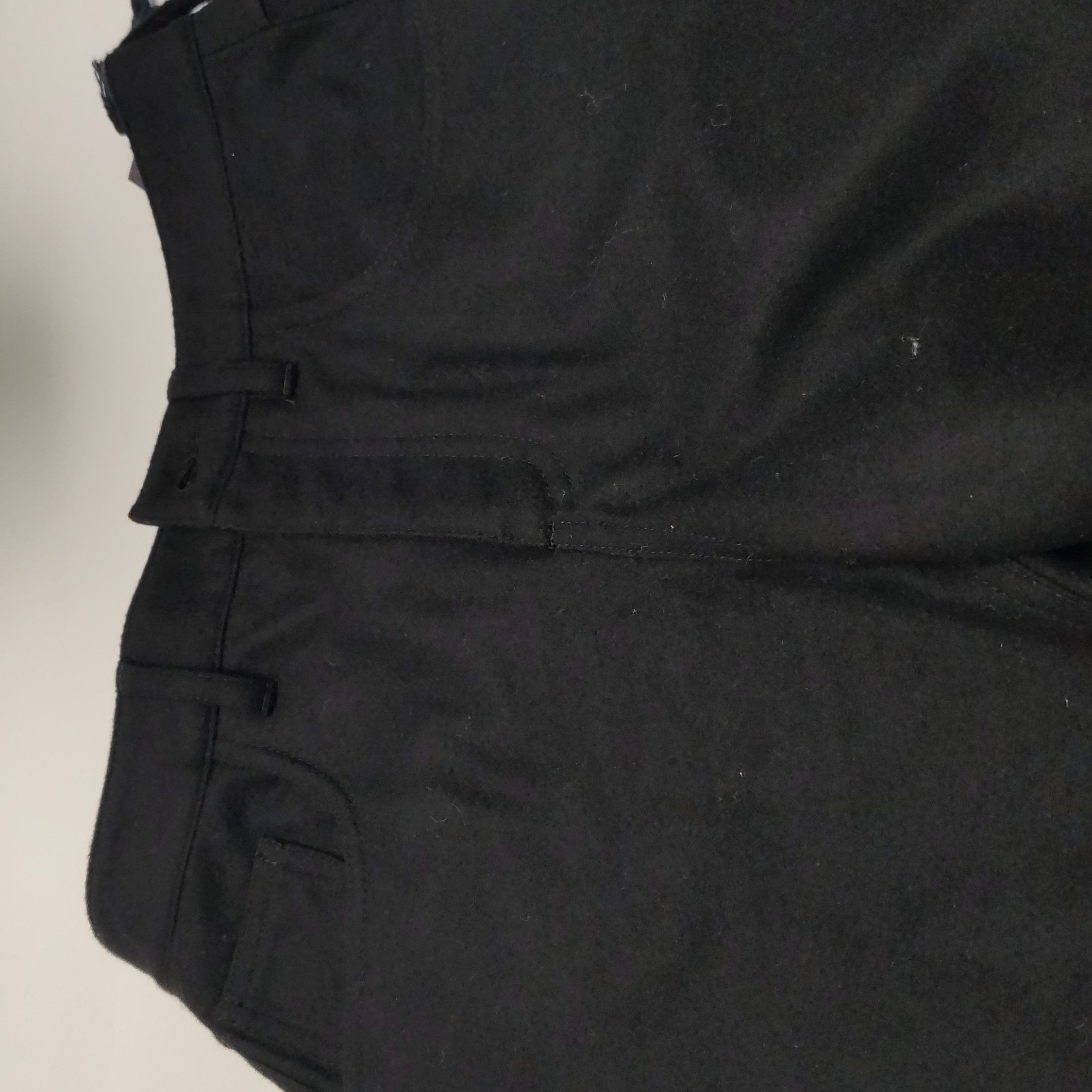 Prada Prada Wool Blend Black Straight-Leg Pants 0089 Size 36" / US 14 / IT 50 - 9 Thumbnail