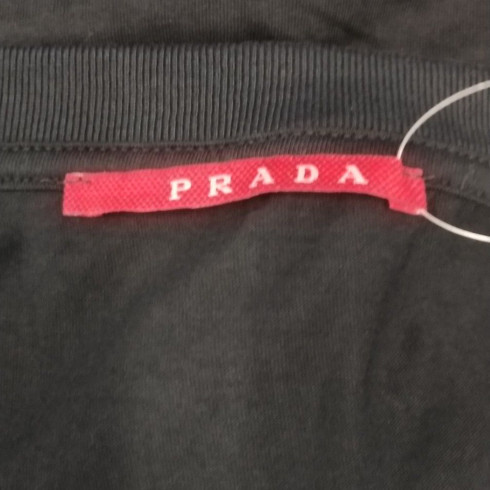 Prada Prada Cotton V-Neck Long Sleeve Top in Medium 0089 Size M / US 6-8 / IT 42-44 - 6 Thumbnail