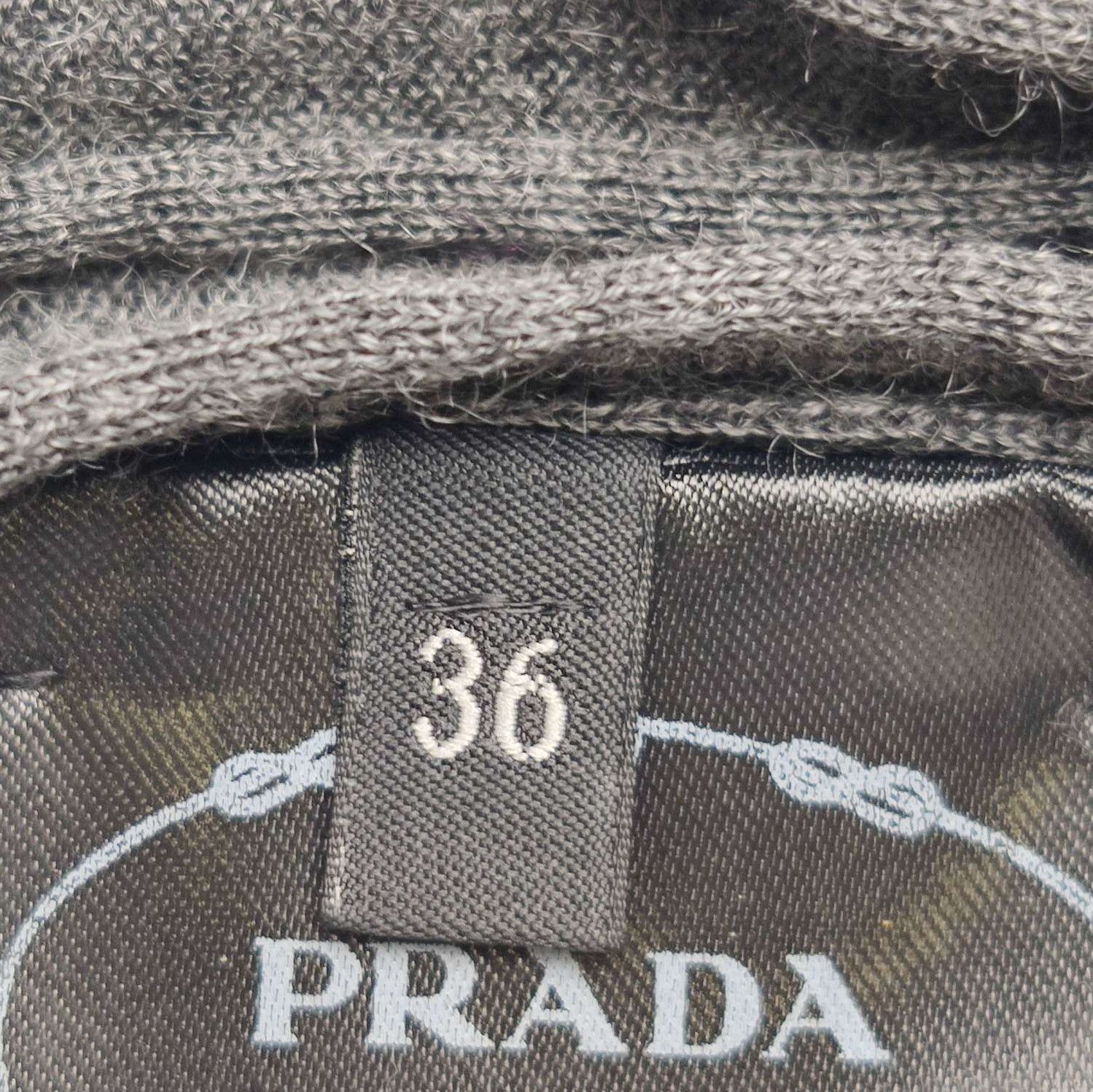 Prada Prada Cashmere Silk Blend Polo Knit Sweater 0089 Size XXS / US 00 / IT 34 - 5 Thumbnail
