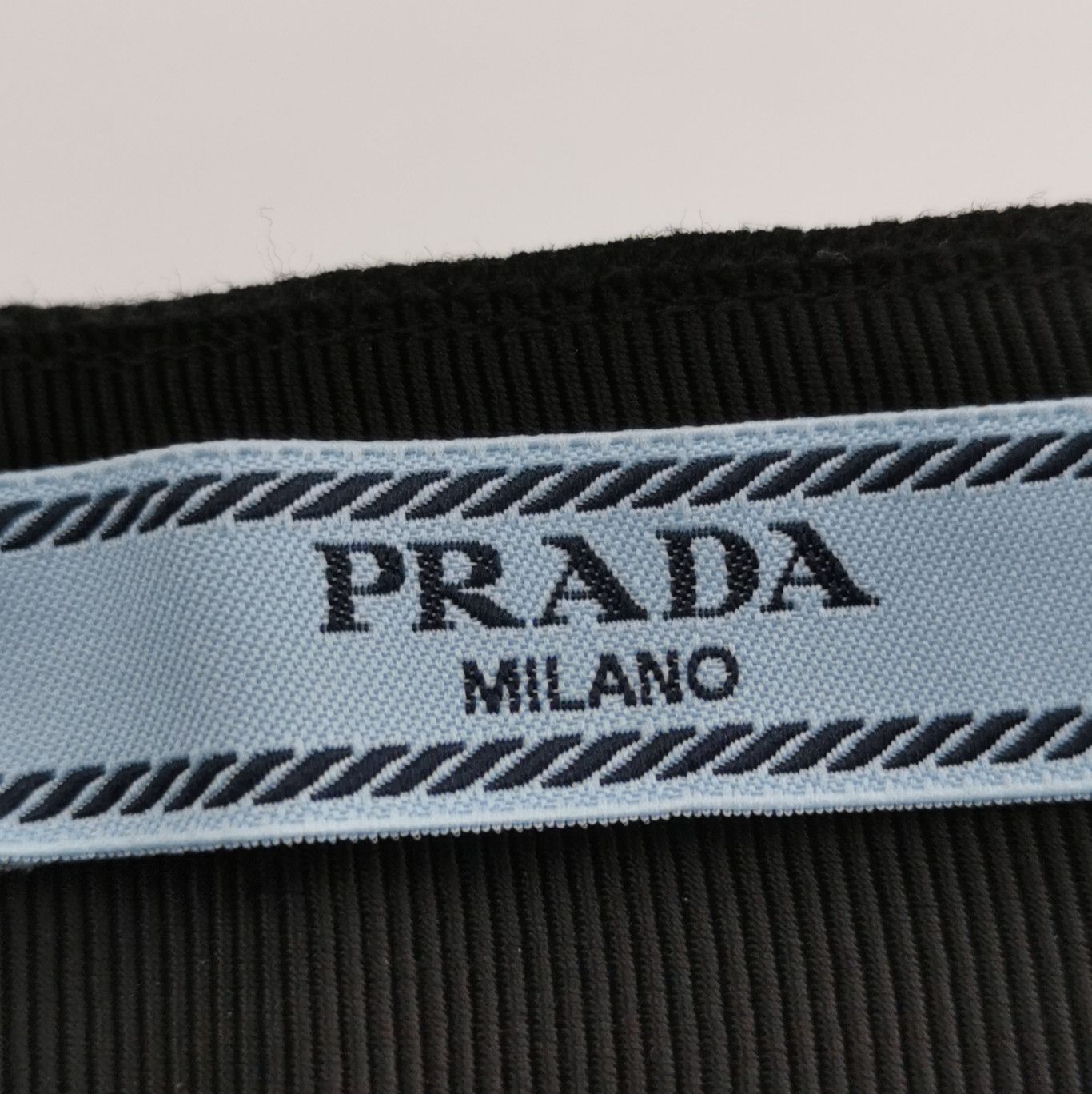 Prada Prada Black Wool Mini Skirt Size 42 0089 Size 42" / US 20 - 6 Thumbnail