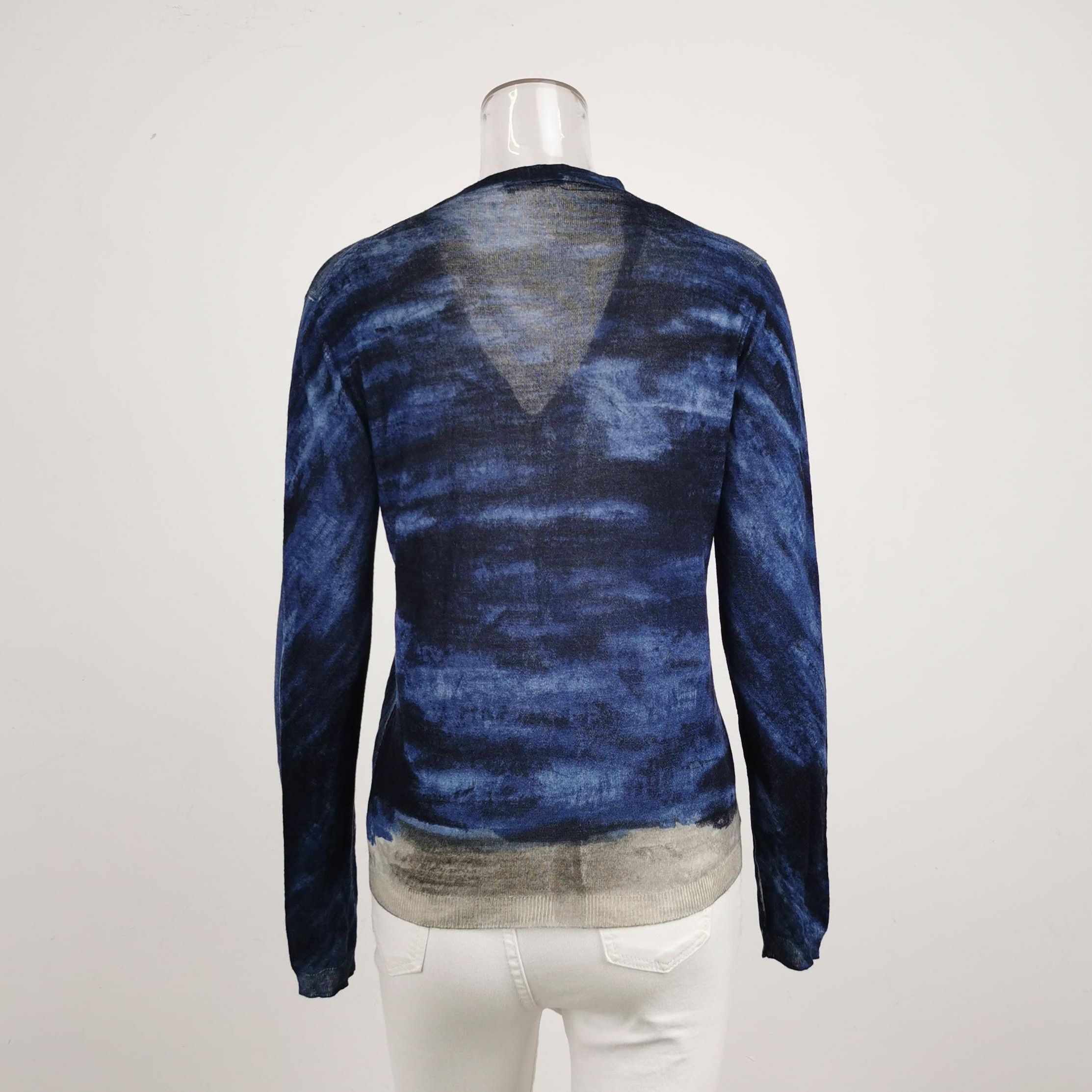 Prada Prada Colorblock V-Neck Button Jacket 0089 Size L / US 10 / IT 46 - 2 Thumbnail