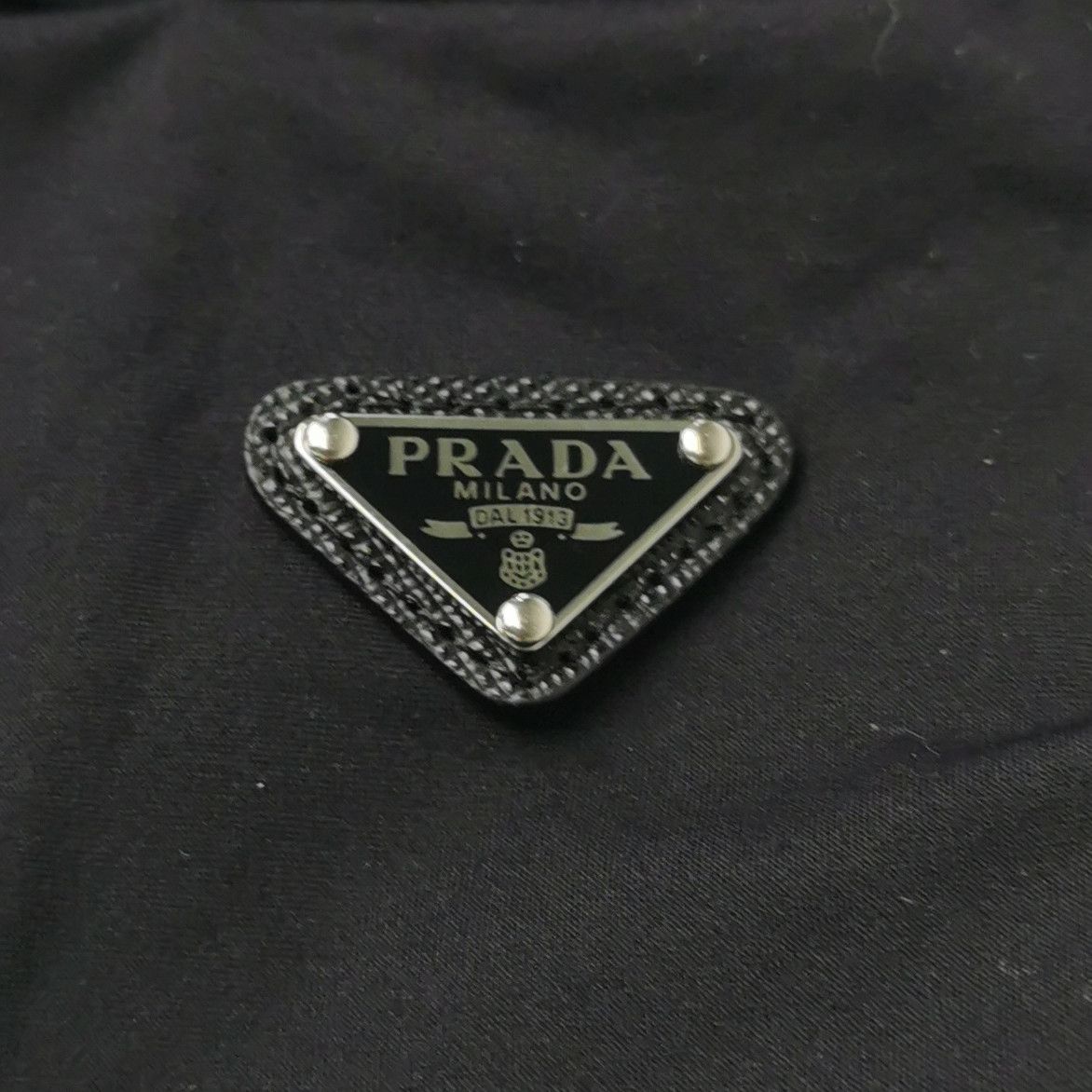 Prada Prada Solid Triangle Logo Shorts in Black 0089 Size 40" / US 18 - 3 Thumbnail