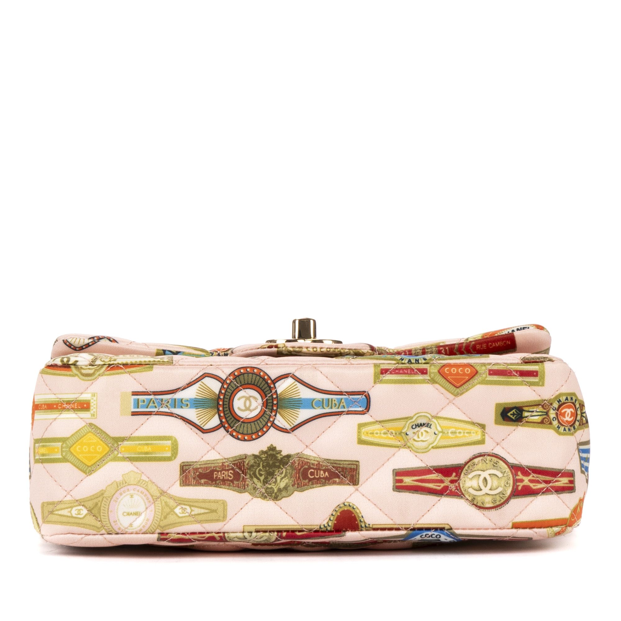 Chanel Ltd. Ed. Paris Cuba Cigar Label Printed Rectangular Mini Classic Flap Size ONE SIZE - 6 Thumbnail