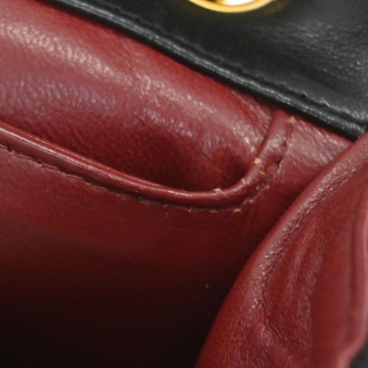 Chanel Chanel Vintage CC Chain Flap Bag Quilted Lambskin Size ONE SIZE - 10 Thumbnail