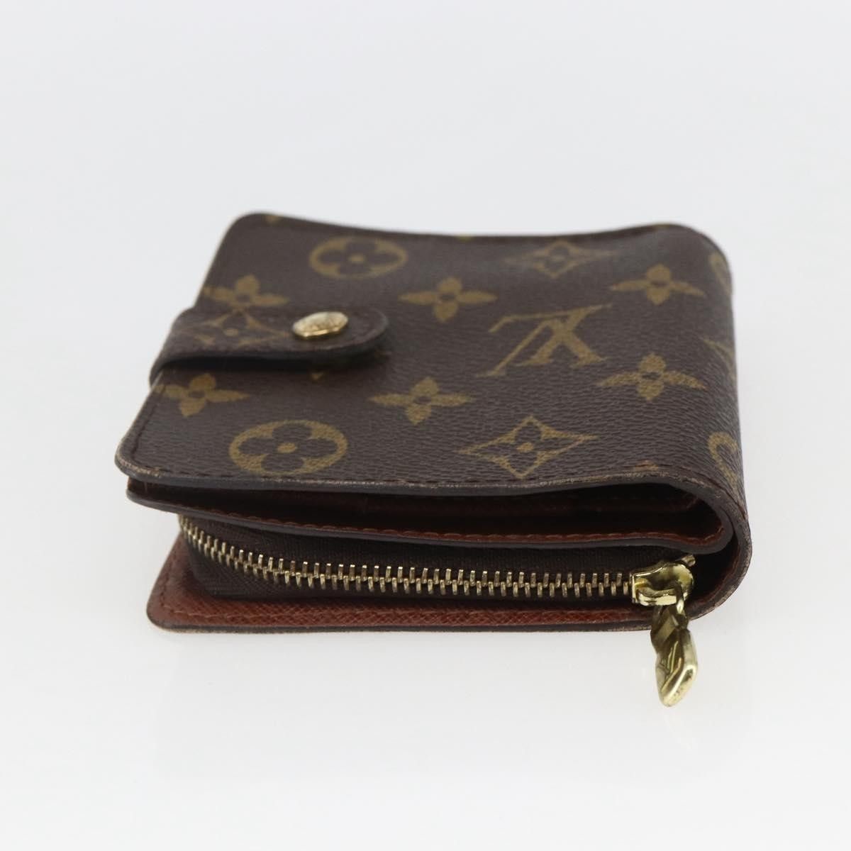 Louis Vuitton Louis Vuitton Compact Zippe Wallet Monogram Canvas Size ONE SIZE - 14 Thumbnail
