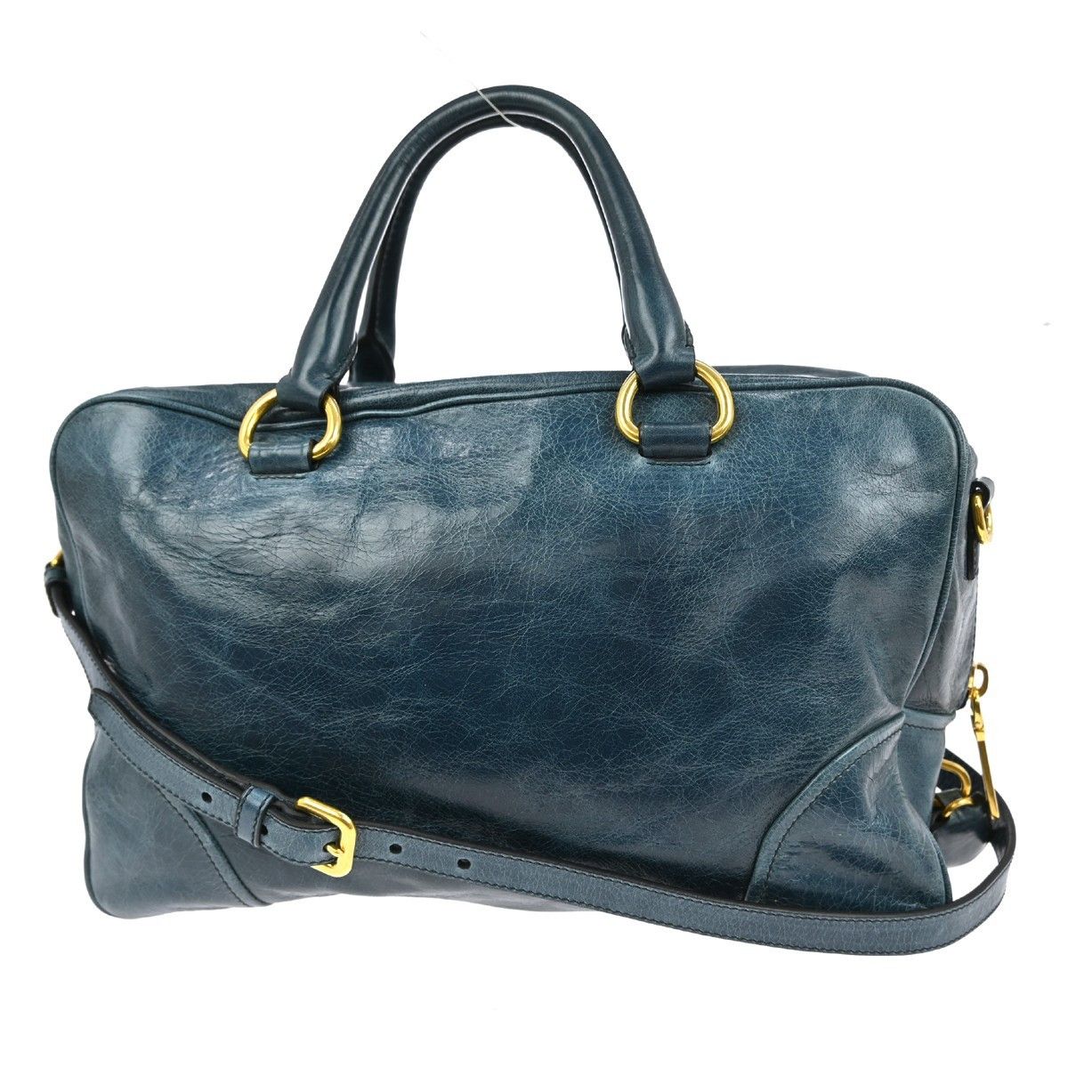 Prada Prada Convertible Bauletto Bag Vitello Shine Size ONE SIZE - 2 Thumbnail