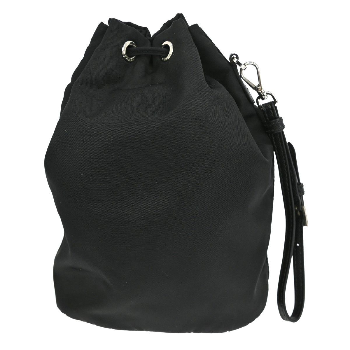 Prada Prada Drawstring Wristlet Bucket Bag Tessuto Size ONE SIZE - 2 Thumbnail