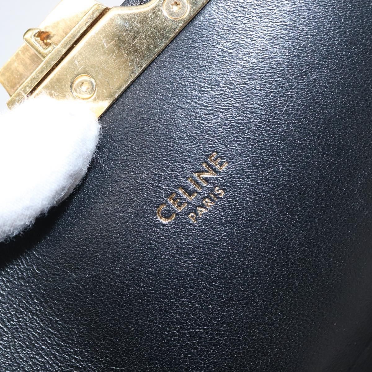 Celine Celine Triomphe Shoulder Bag Canvas with Leather Size ONE SIZE - 6 Thumbnail