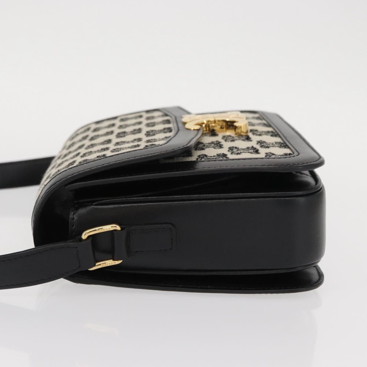 Celine Celine Triomphe Shoulder Bag Canvas with Leather Size ONE SIZE - 4 Thumbnail